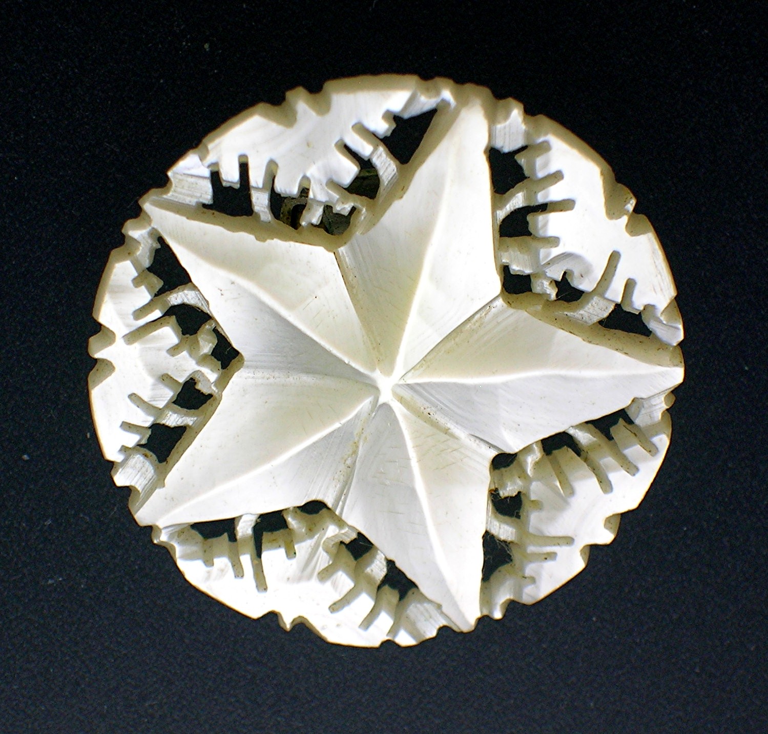 Mother of Pearl Brooch and Clip Earrings Bethlehem