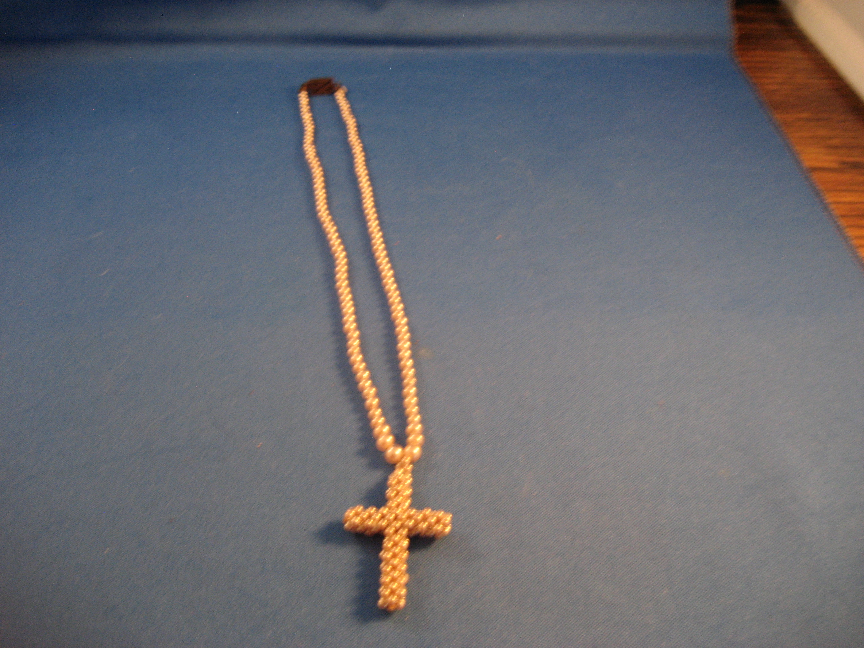 Pearl Cross Necklace