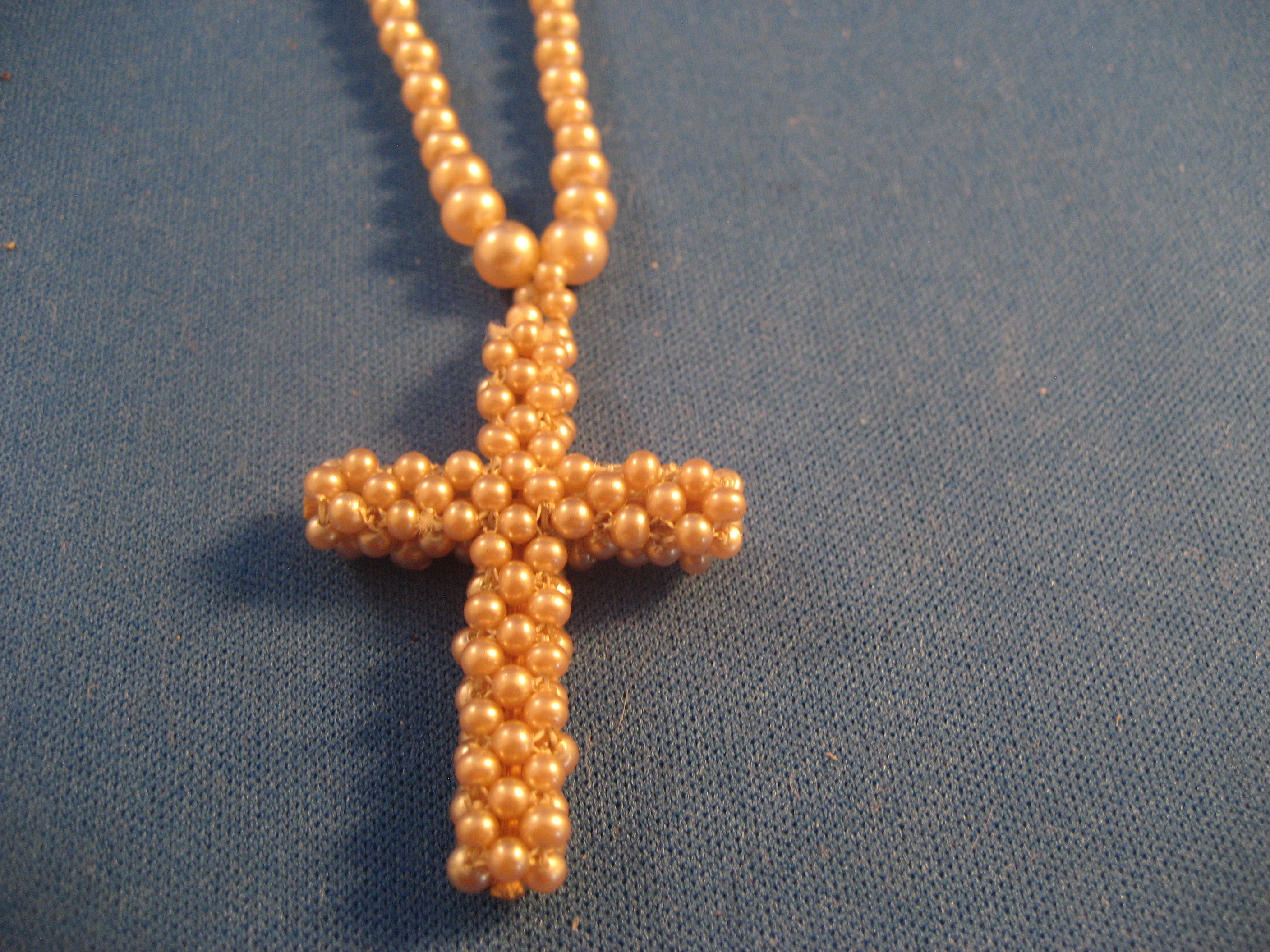Pearl Cross Necklace