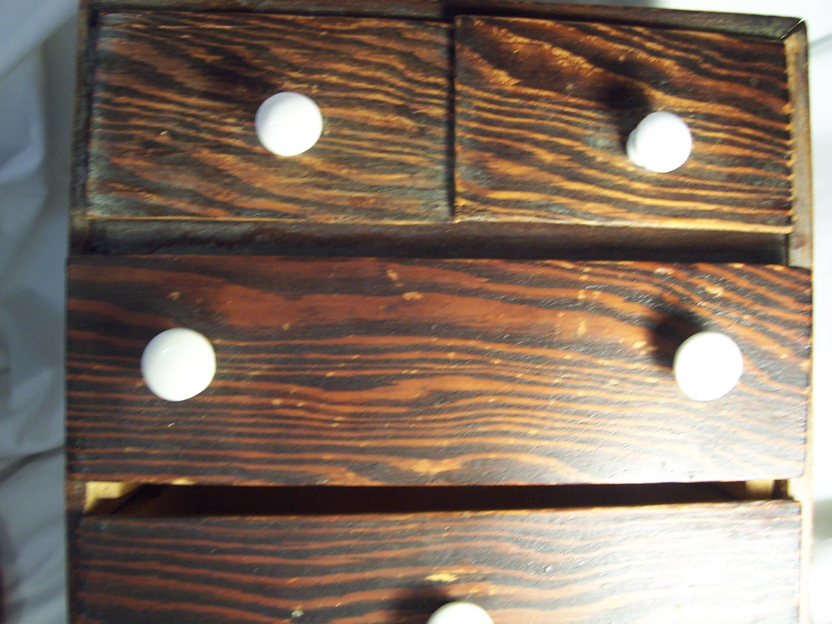Doll Dresser Wooden Vintage Doll Dresser