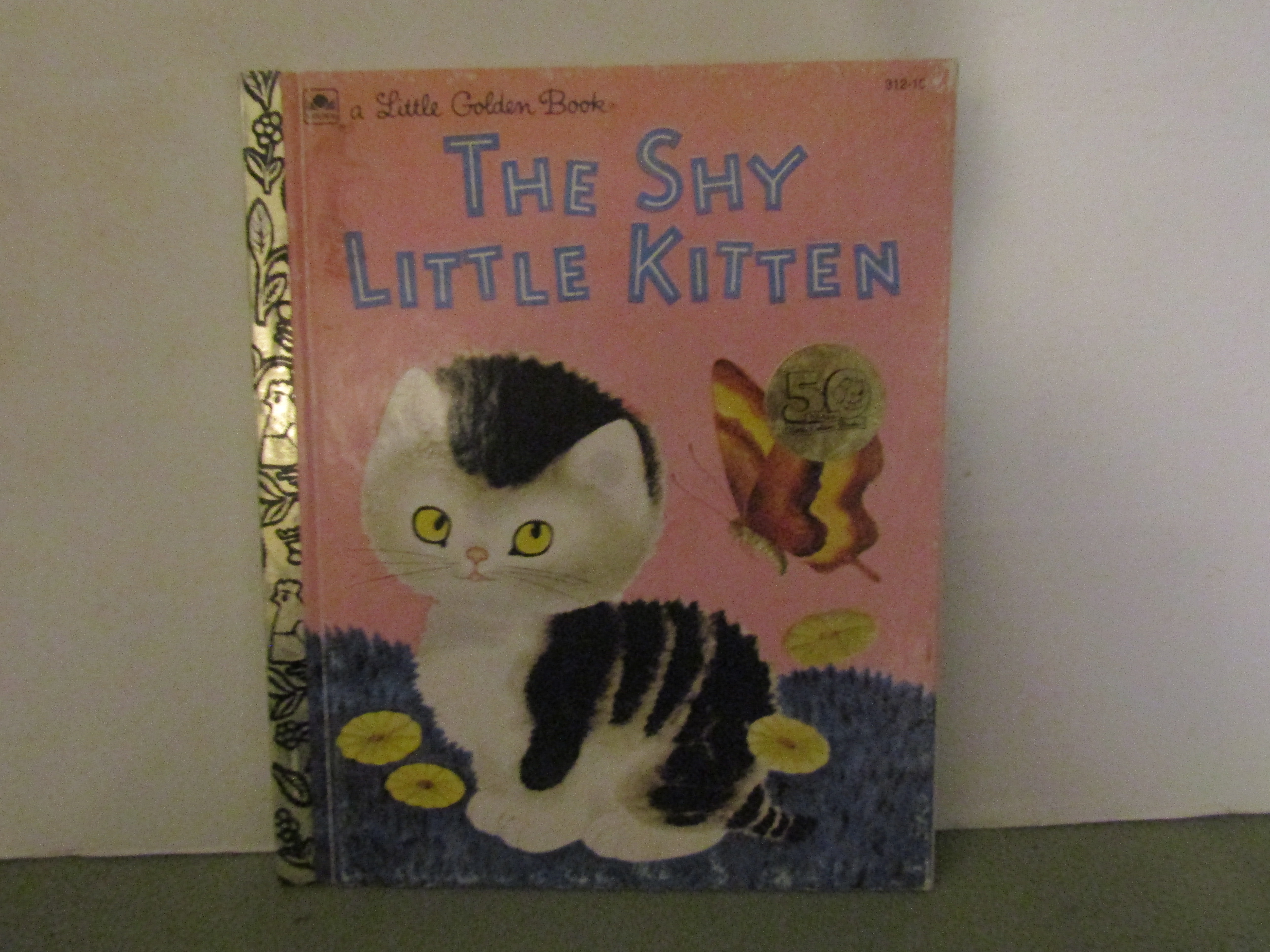 Vintage Little Golden Book The Shy Little Kitten