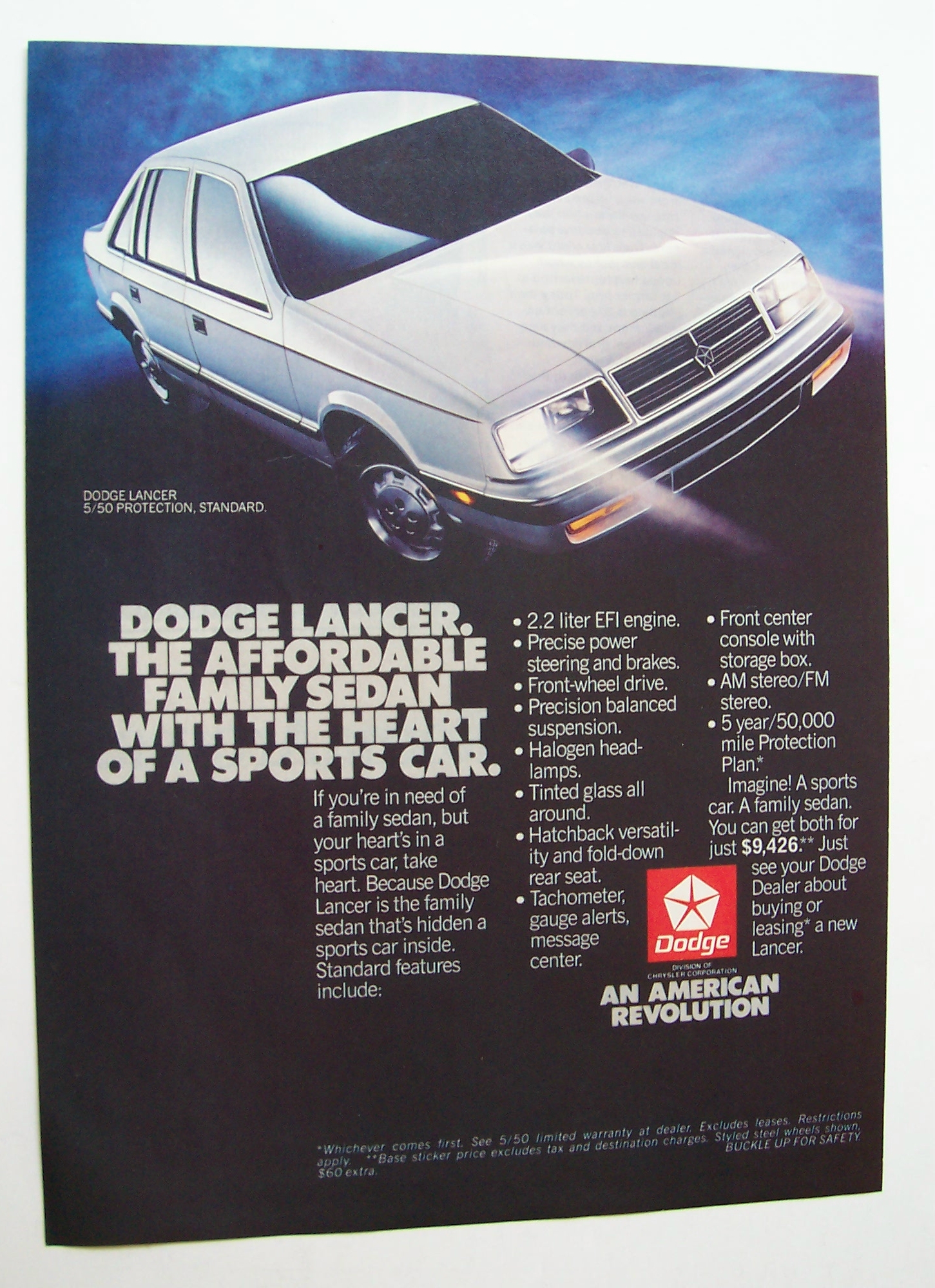 1986  Dodge  Lancer