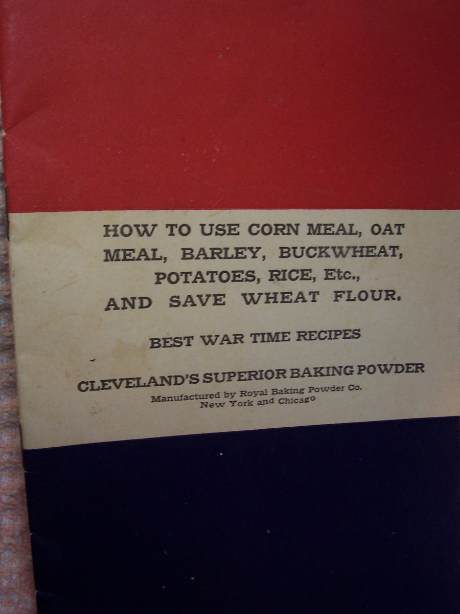 Royal Baking Powder Cookbook, 1918