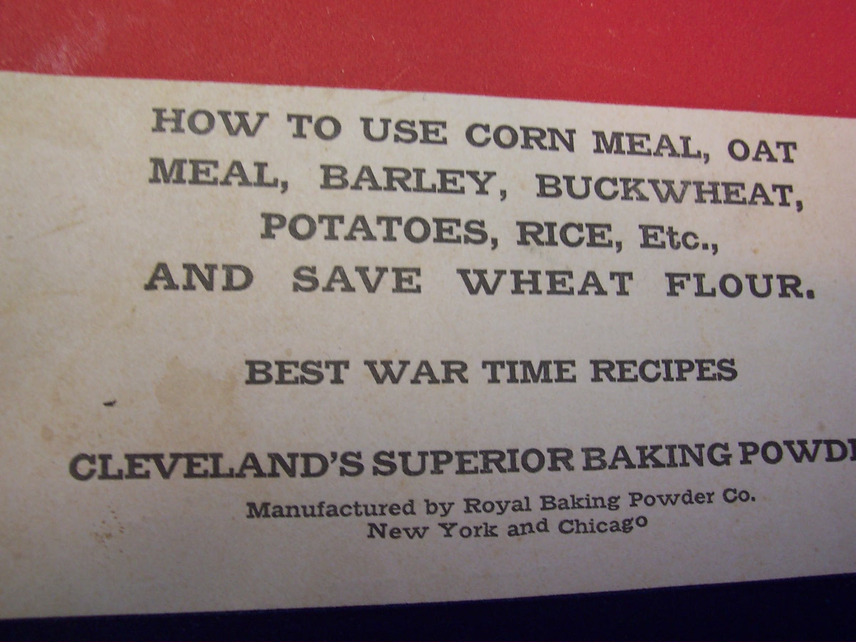 Royal Baking Powder Cookbook, 1918