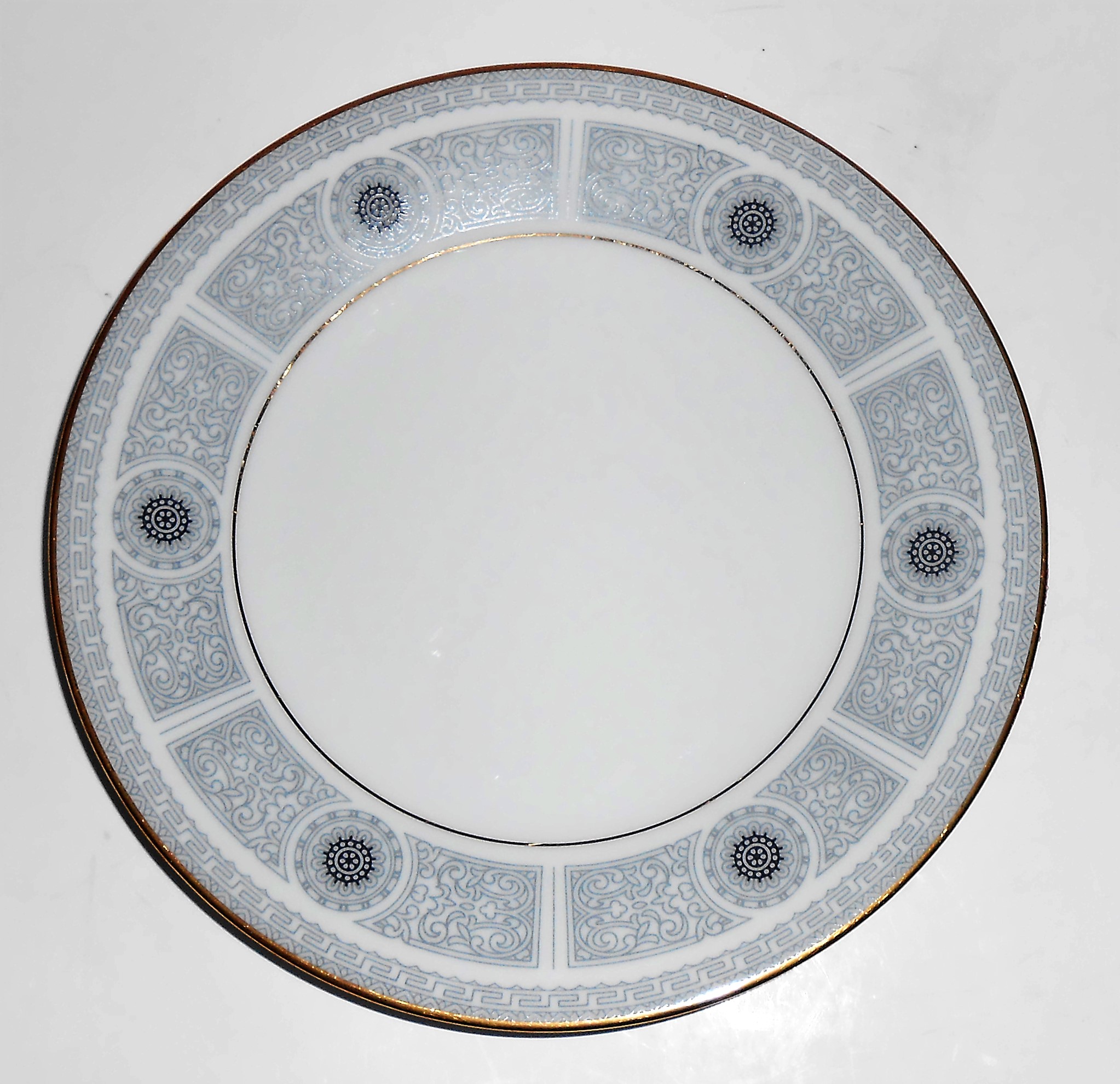 Noritake Porcelain China 6719 Nile w/Gold Bread Plate