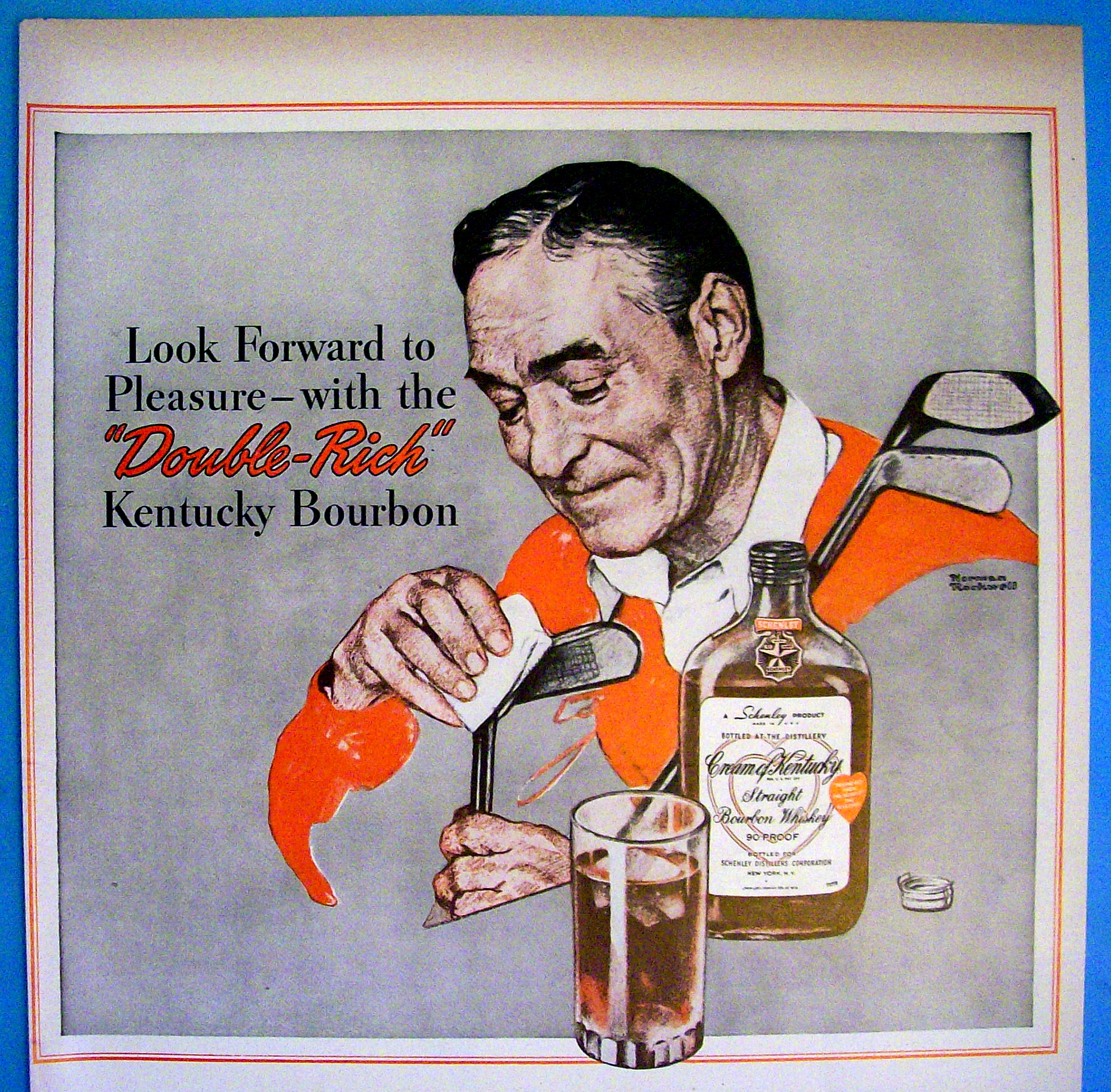 1940 Cream Of Kentucky By Norman Rockwell