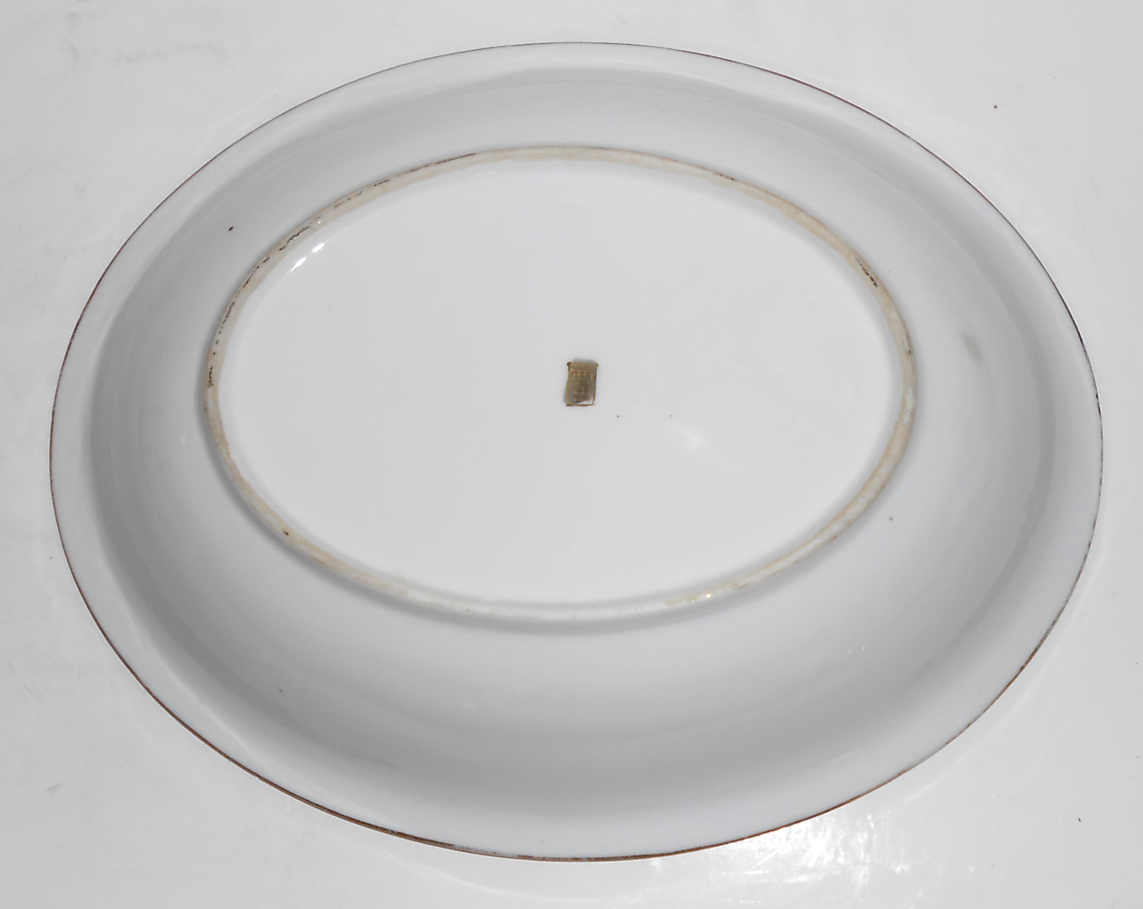 Nishida Japan Porcelain China 22k Yellow Black Bamboo F