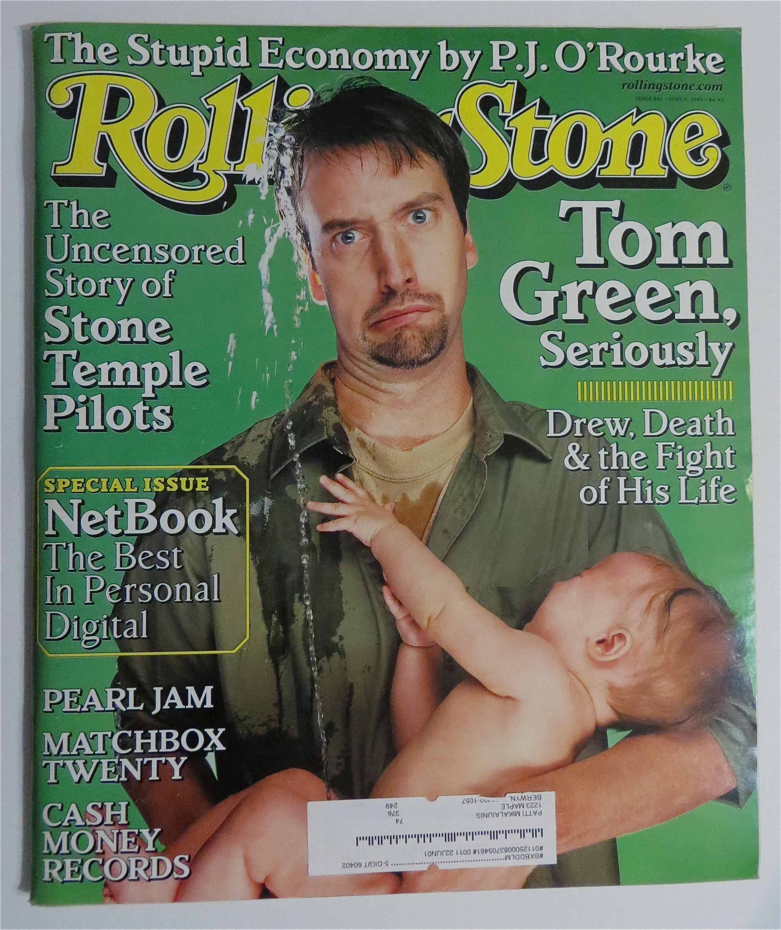 Rolling Stone June 8, 2000 Tom Green