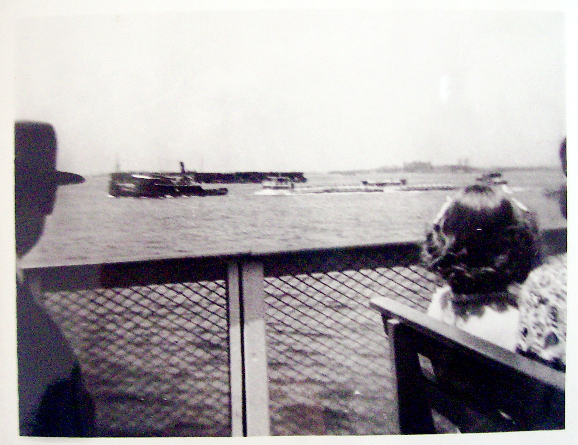 1939 Photograph Of A View From Ferry in New York Harbor