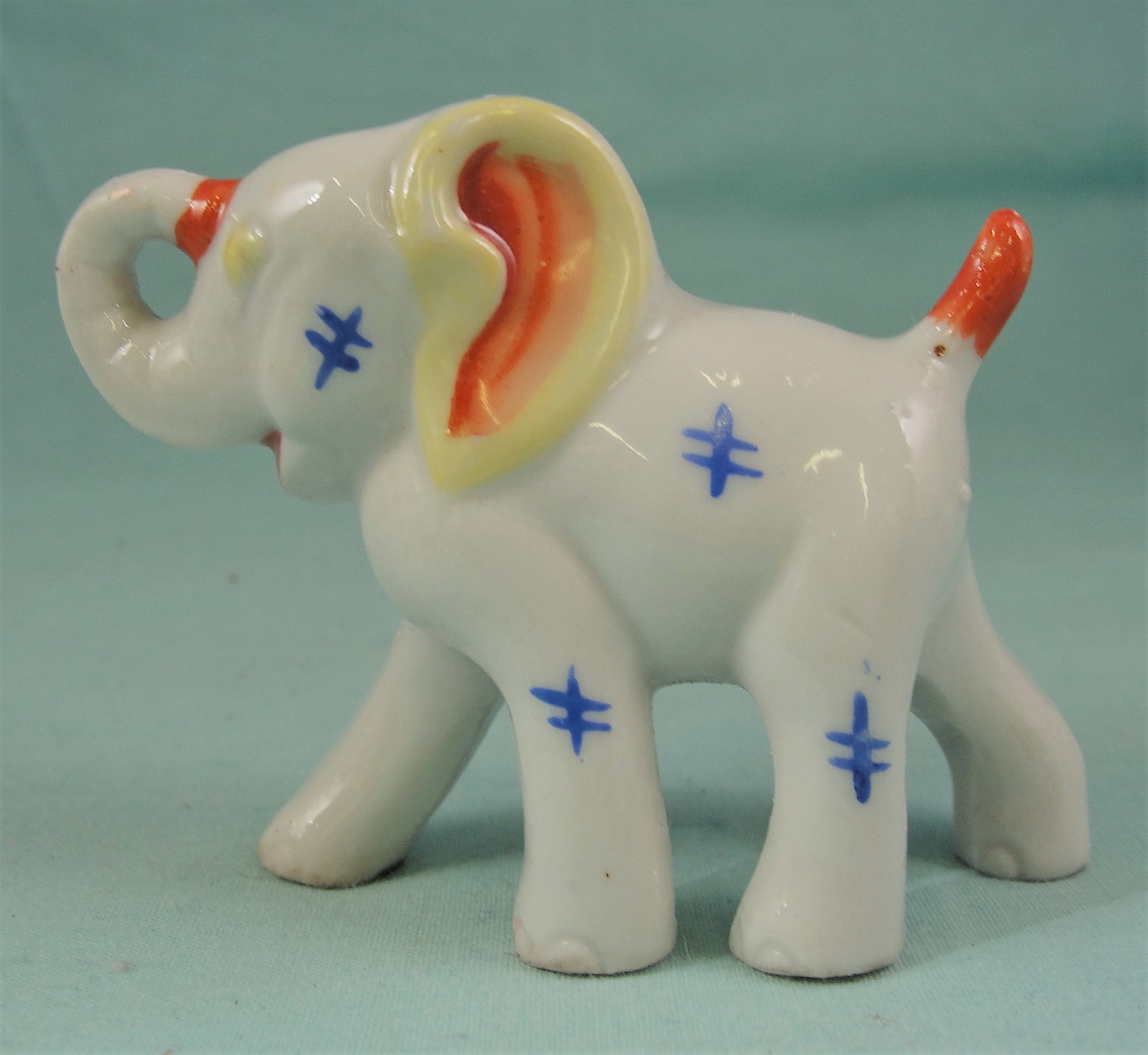 1920s/1930s Miniature German Porcelain Elephant Herd