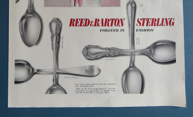 1951 Reed & Barton Sterling with Lovely Woman