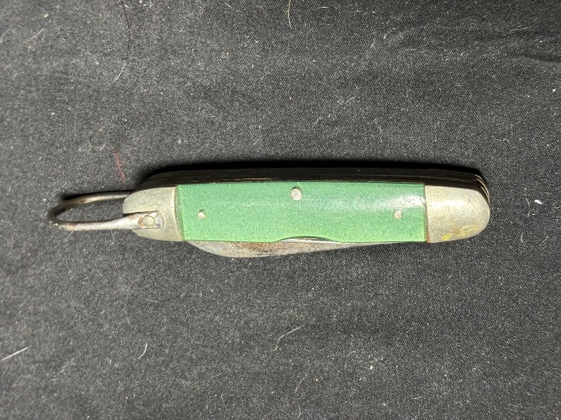 Vintage Girl Scout Multi-Tool Pocket Knife with Green Handles