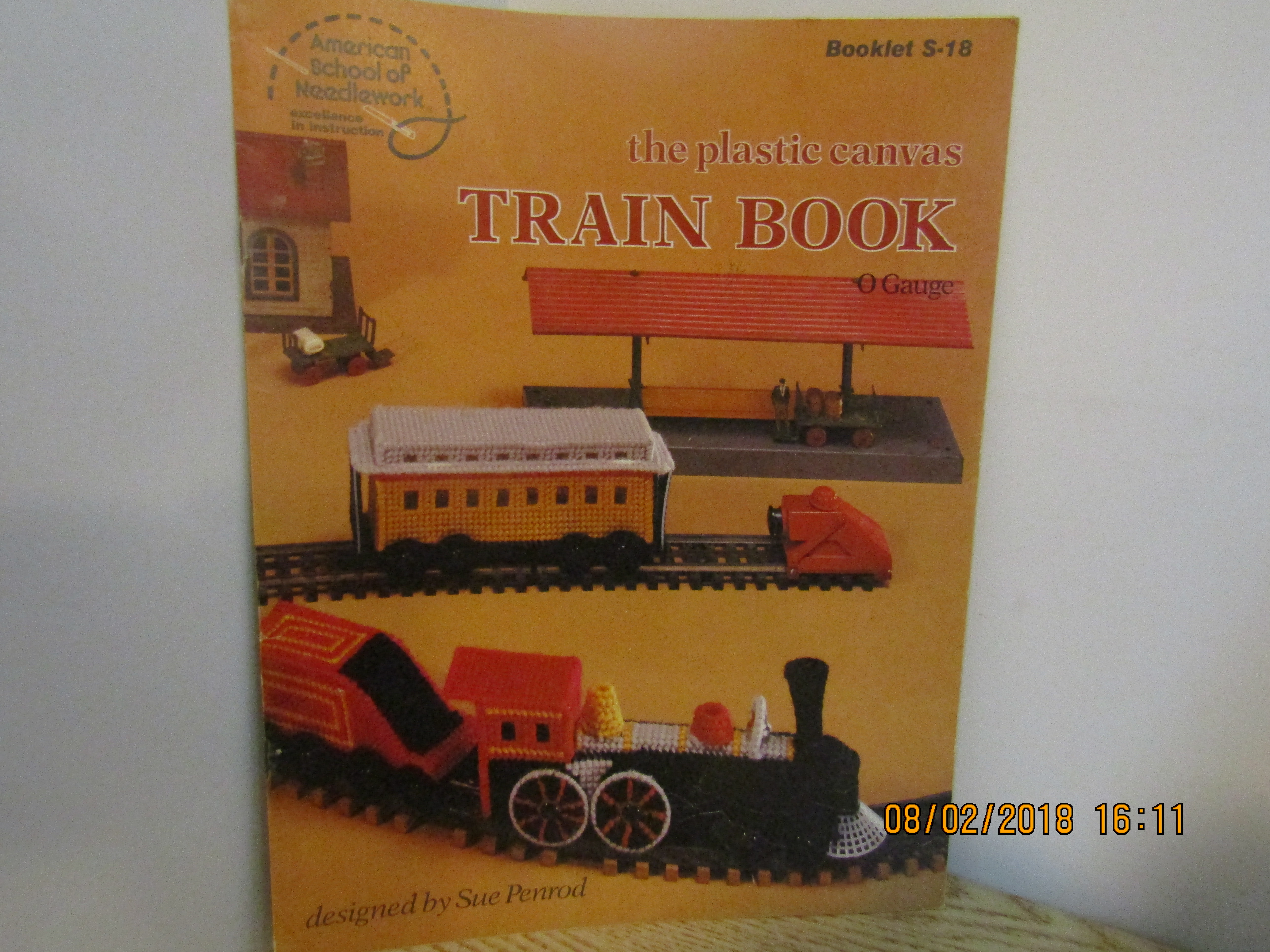 ASofN Plastic Canvas Train Book # S-18