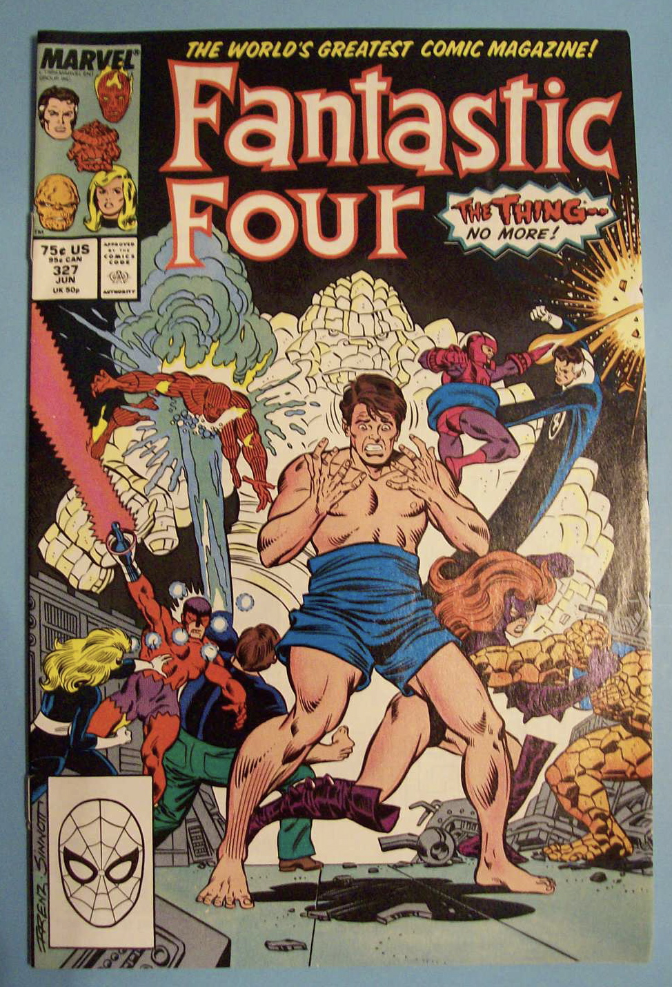 Fantastic Four Comics - June 1989 - The Thing No More