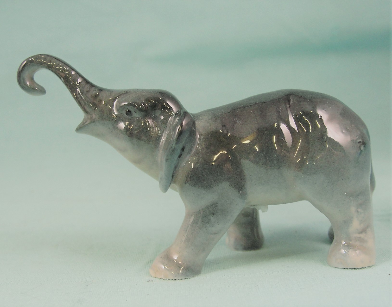 Early Goebel Porcelain Miniature Baby Elephant