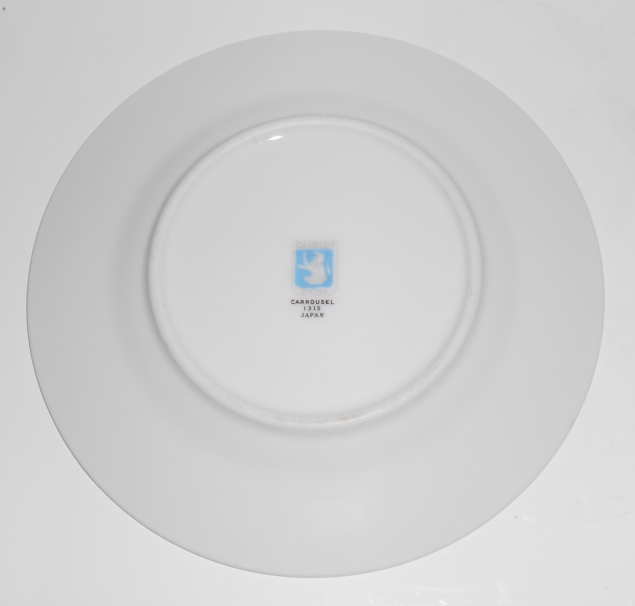 Camelot Porcelain China Platinum Band Carrousel Bread