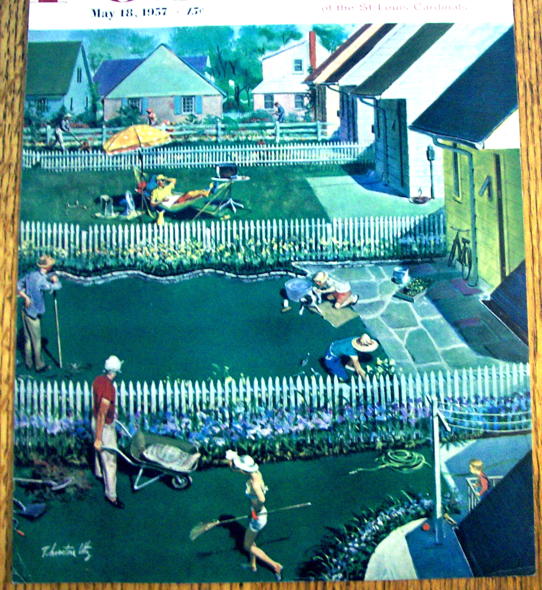 Saturday Evening Post Cover / Thornton Utz-May 18, 1957