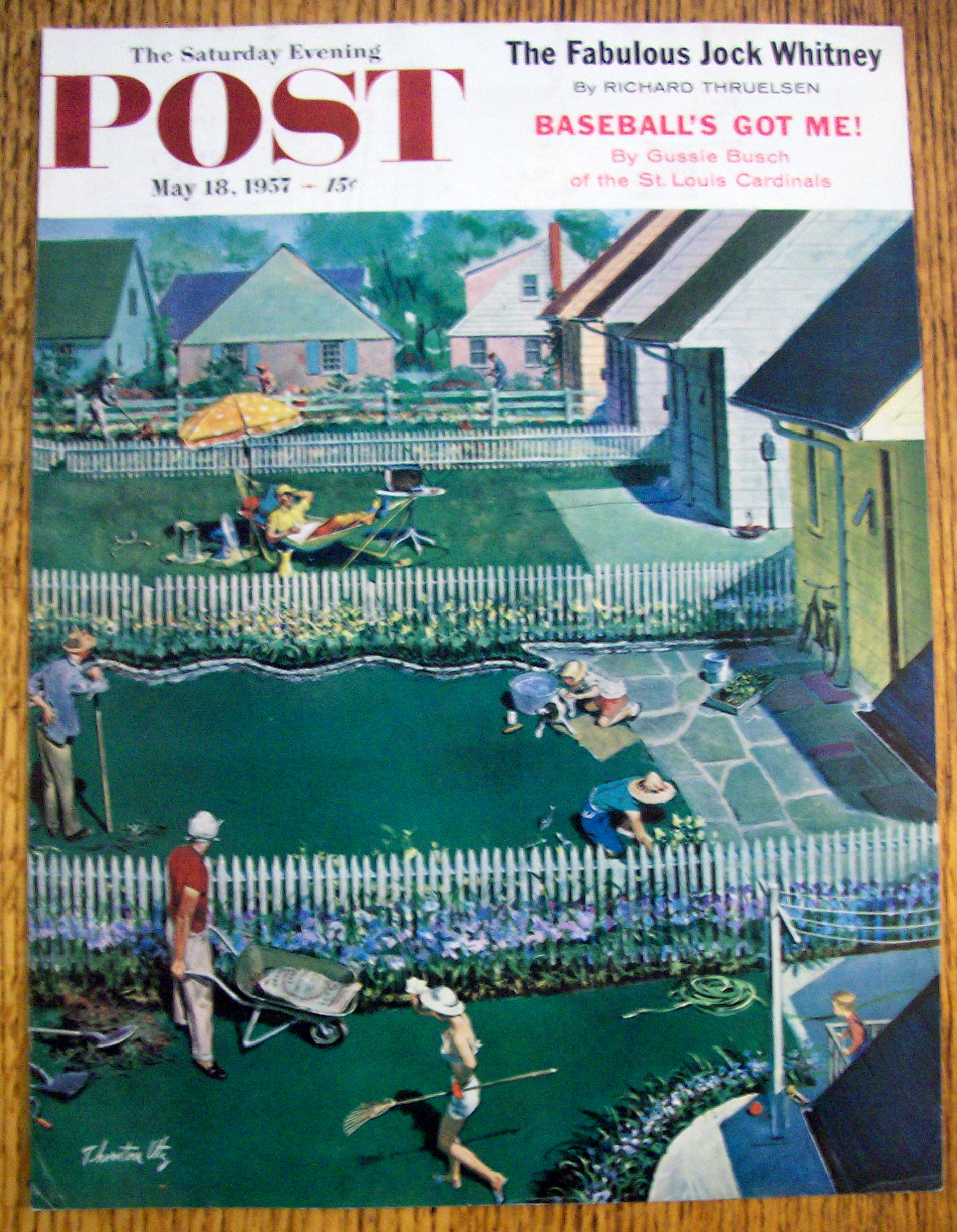 Saturday Evening Post Cover / Thornton Utz-May 18, 1957