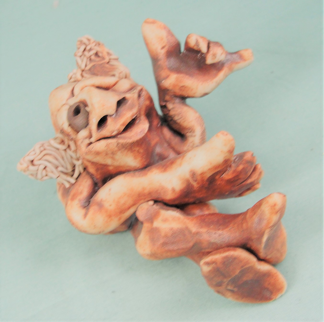 Menehune Steven Smeltzer Sculpture Old Guy Figurine