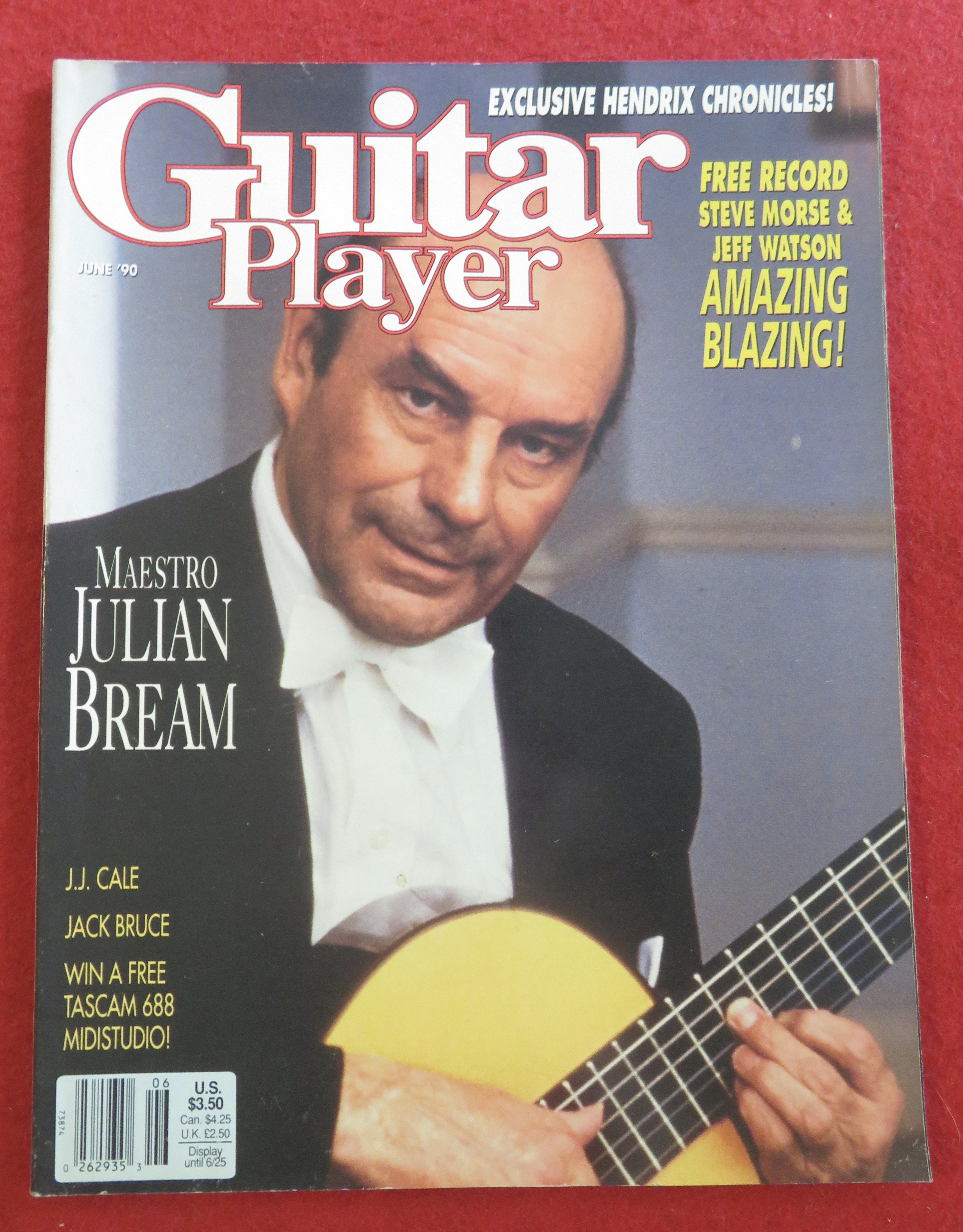 Guitar Player Magazine June 1990 Maestro Julian Bream