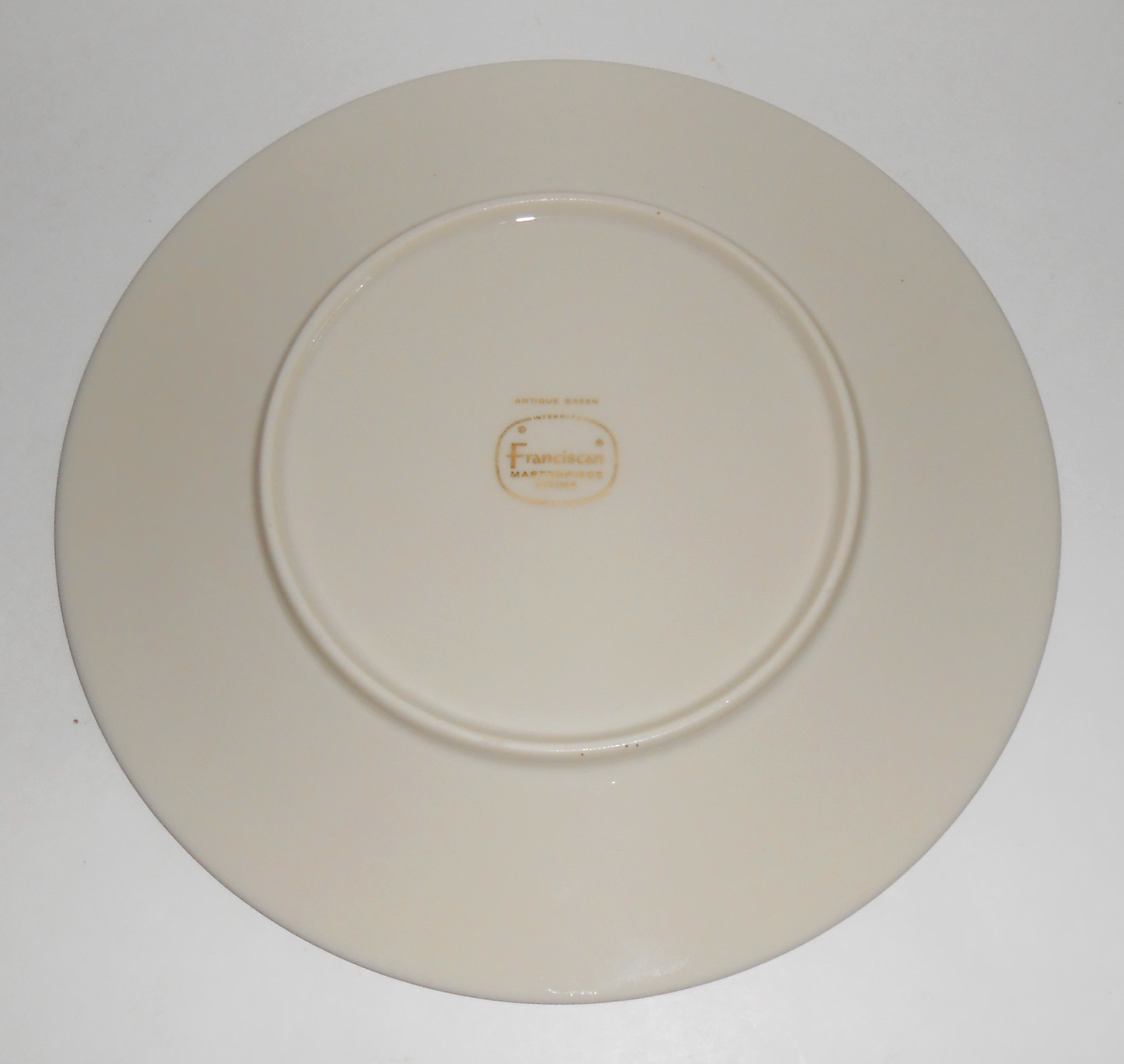 Franciscan Pottery Antique Green Fine China Bread Plate