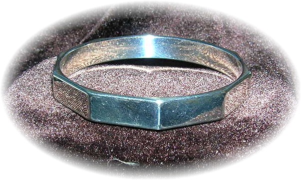 Silvertone Bangle Bracelet