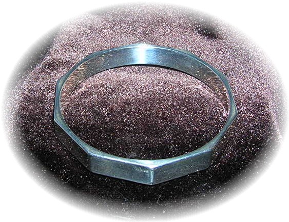 Silvertone Bangle Bracelet