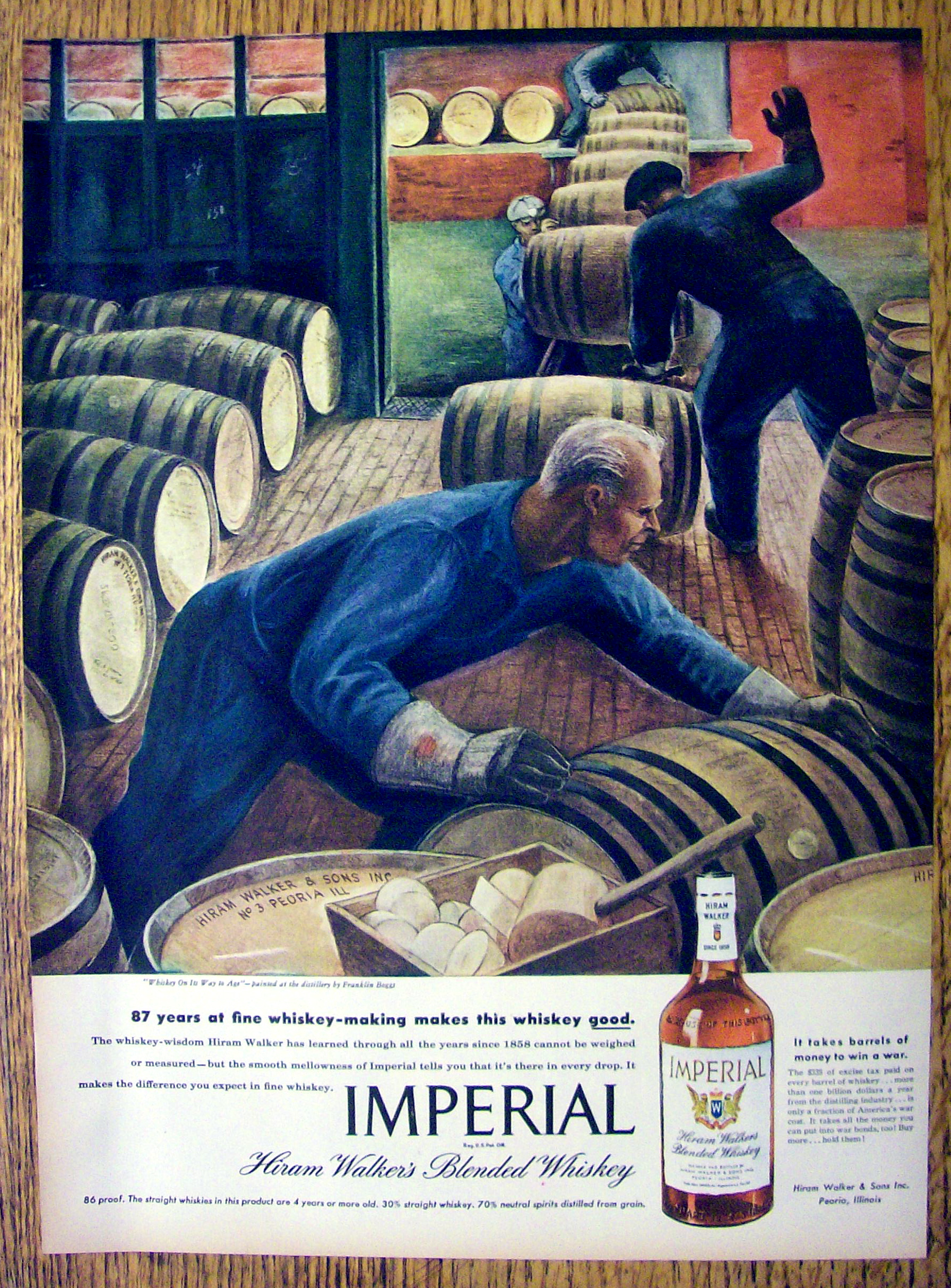 1945 Imperial Whiskey by Franklin Boggs