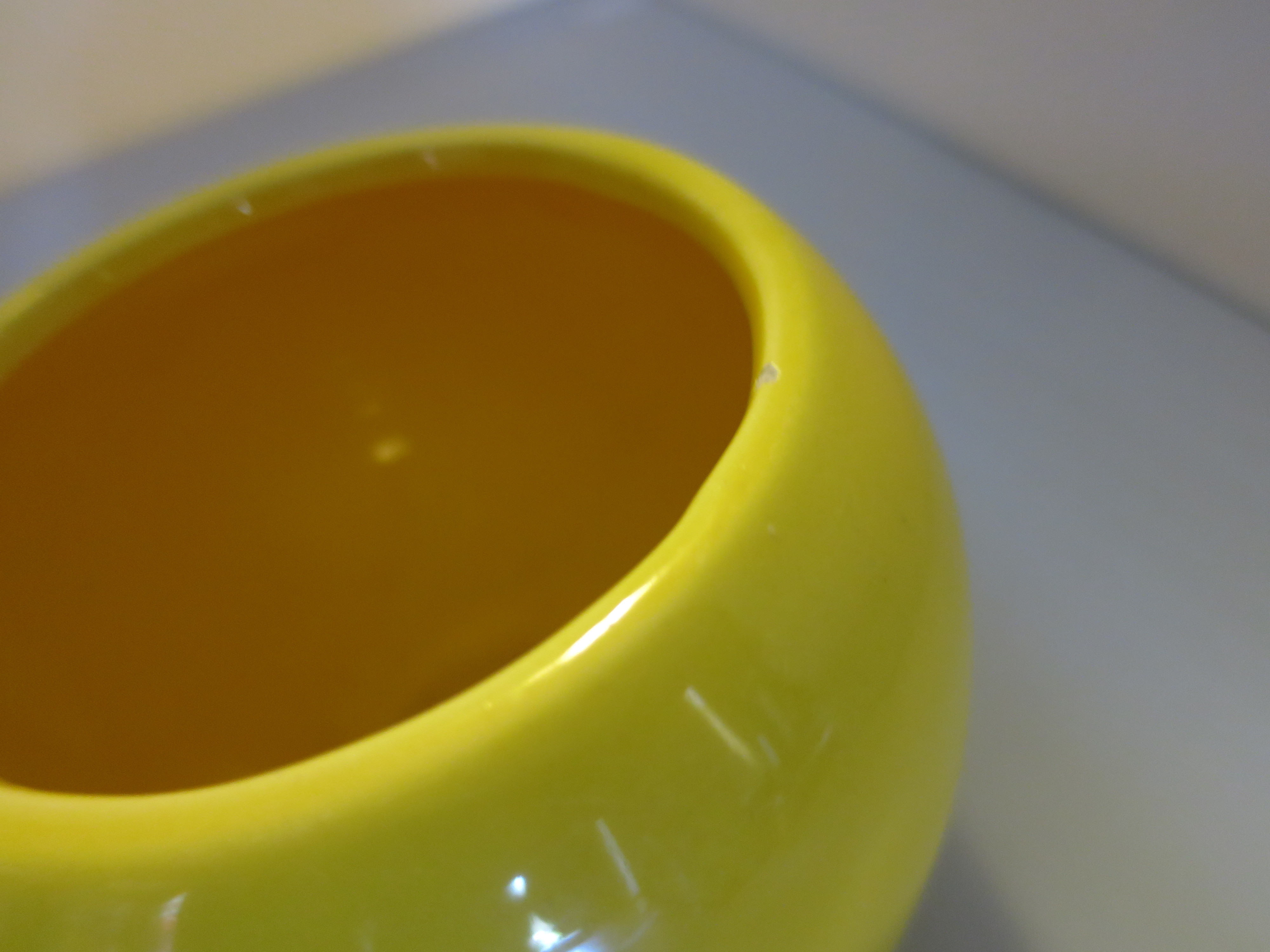 Smiley Face Cup Mug with Peace Fingers Handle