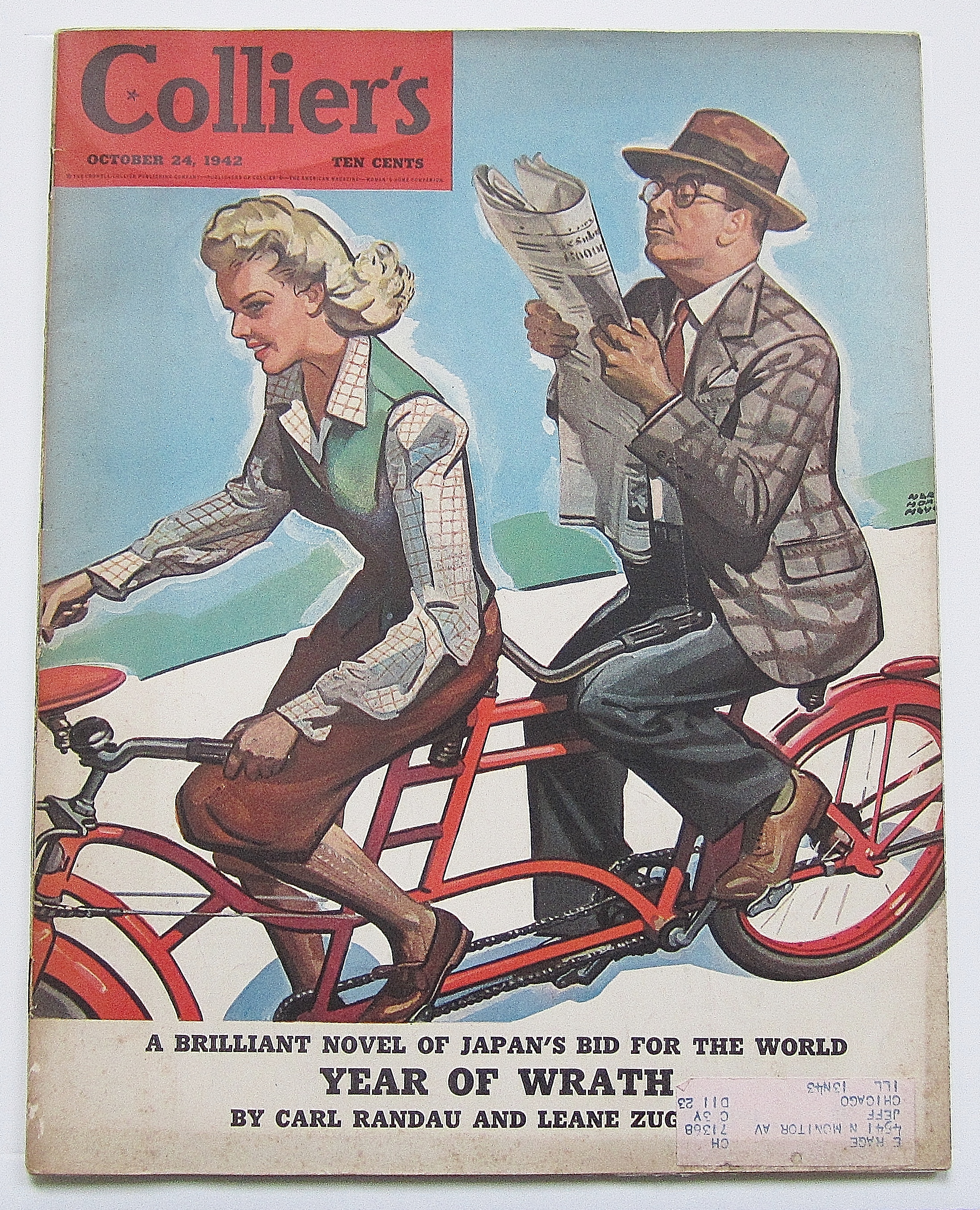 Collier's Magazine October 24, 1942 Year Of Wrath