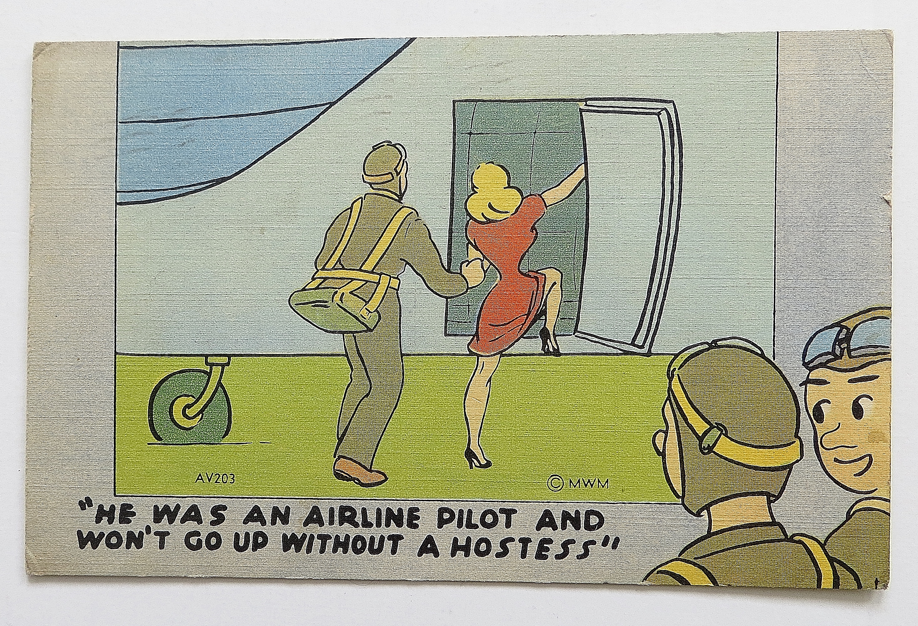 Man Helping Woman Into Plane