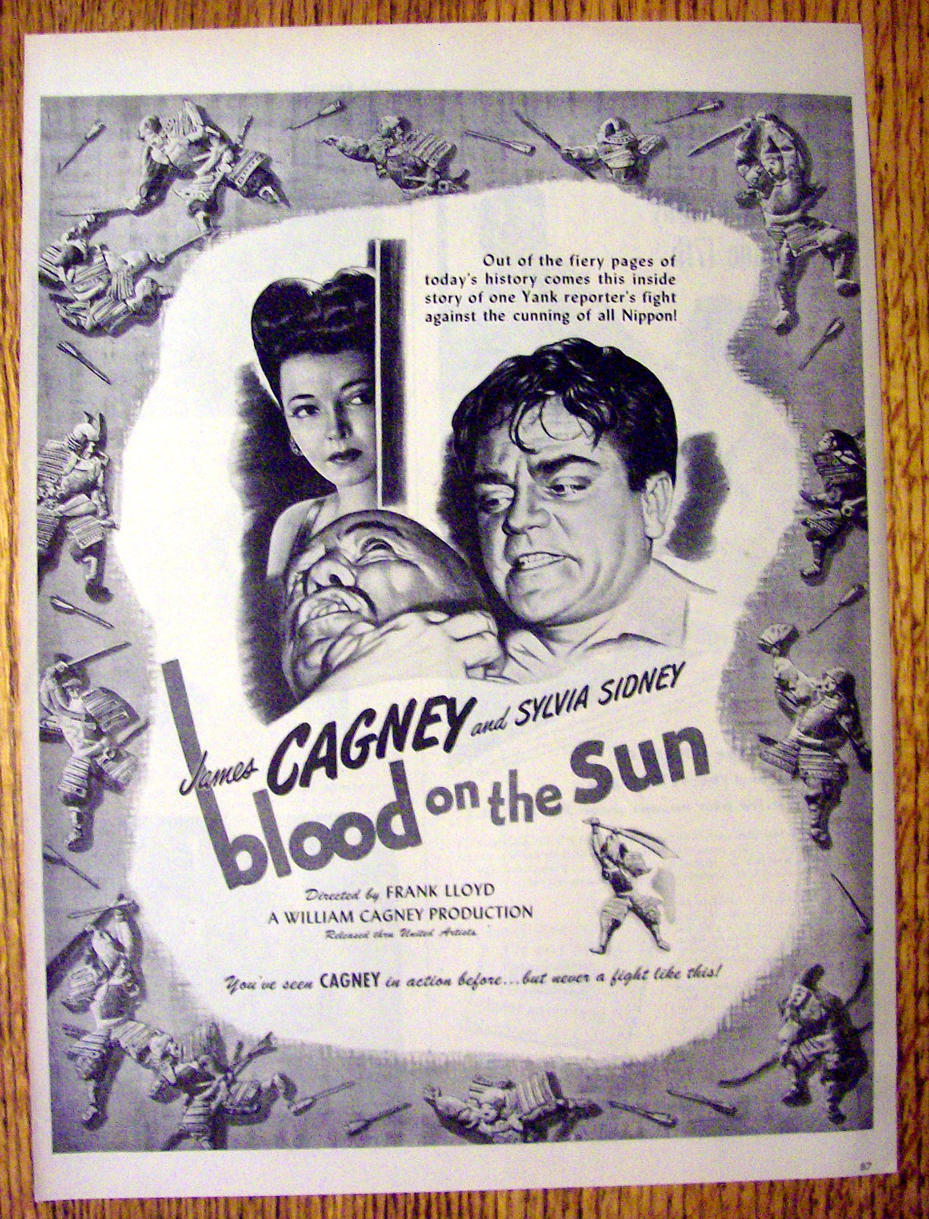1945 Blood on the Sun with James Cagney & Sylvia Sydney