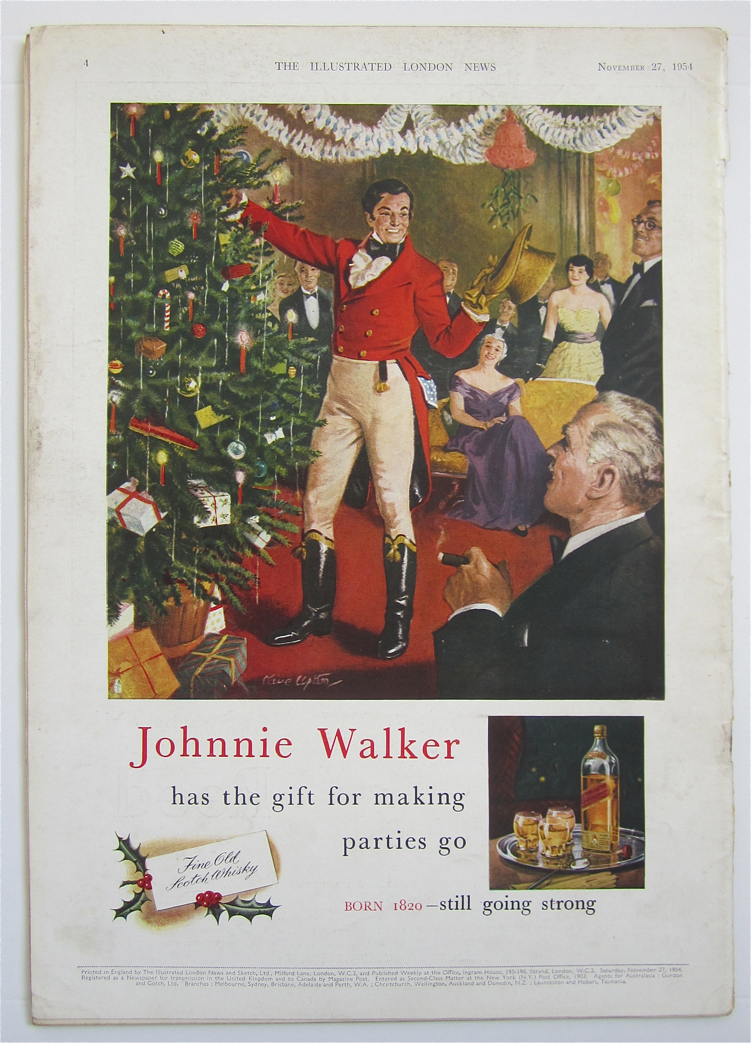 London News Magazine November 27, 1954 Churchill's 80th