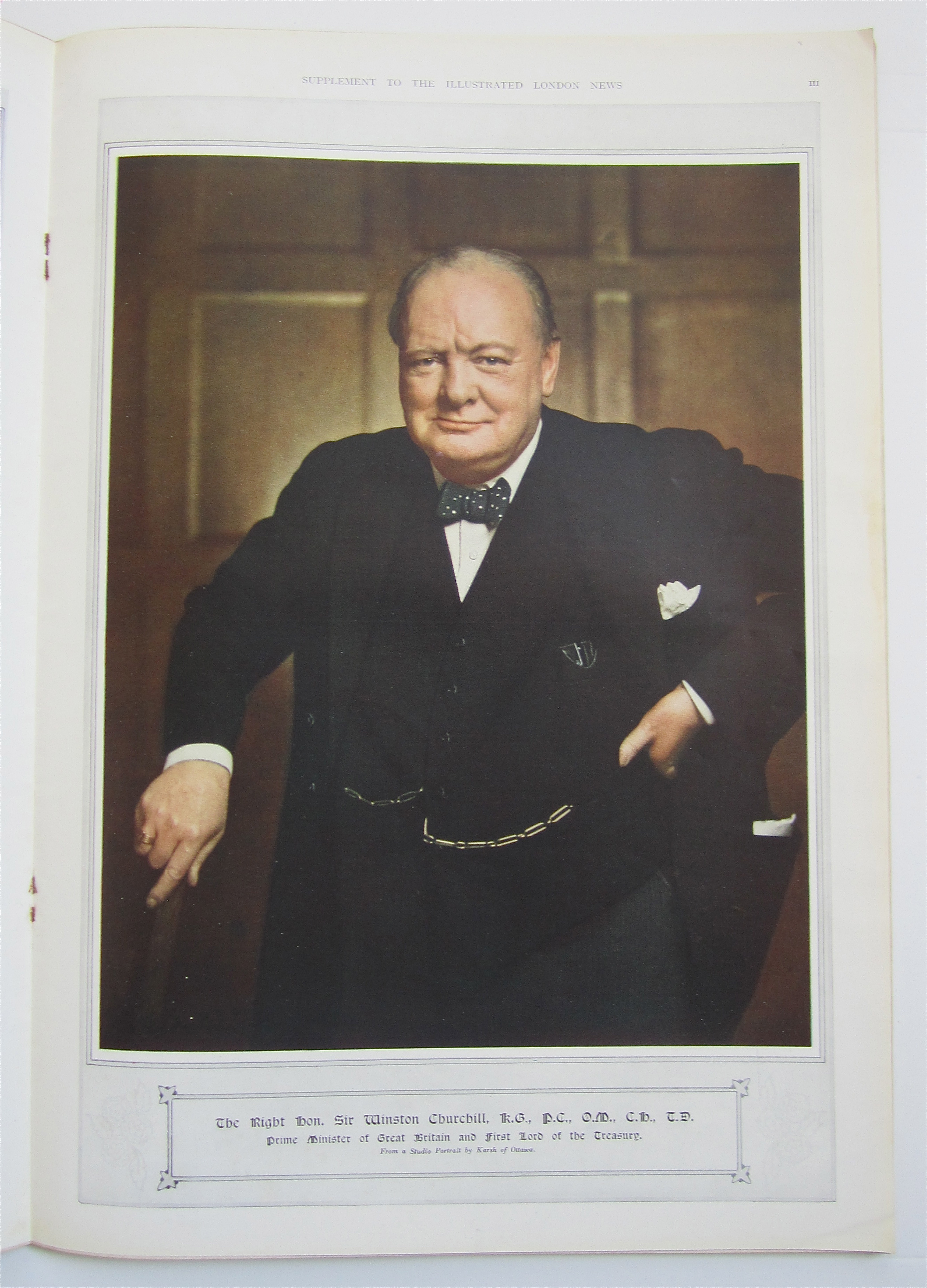 London News Magazine November 27, 1954 Churchill's 80th