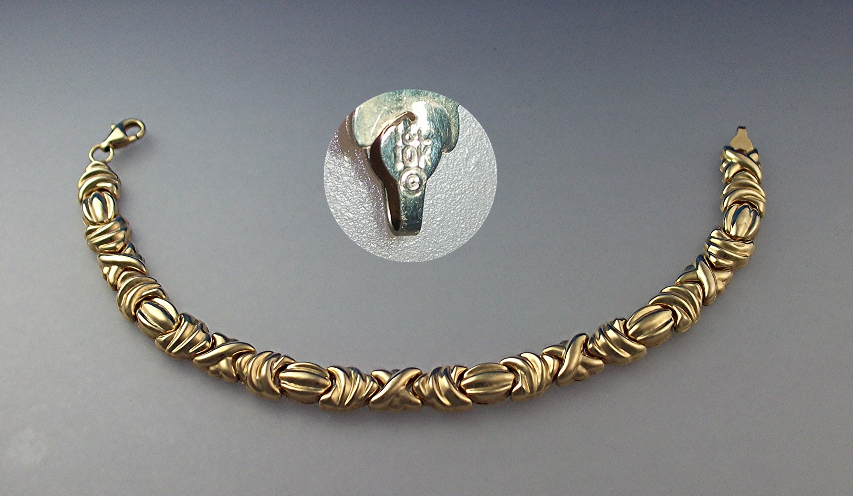 Bracelet 10K Yellow Gold 7 Inch 4 Grams