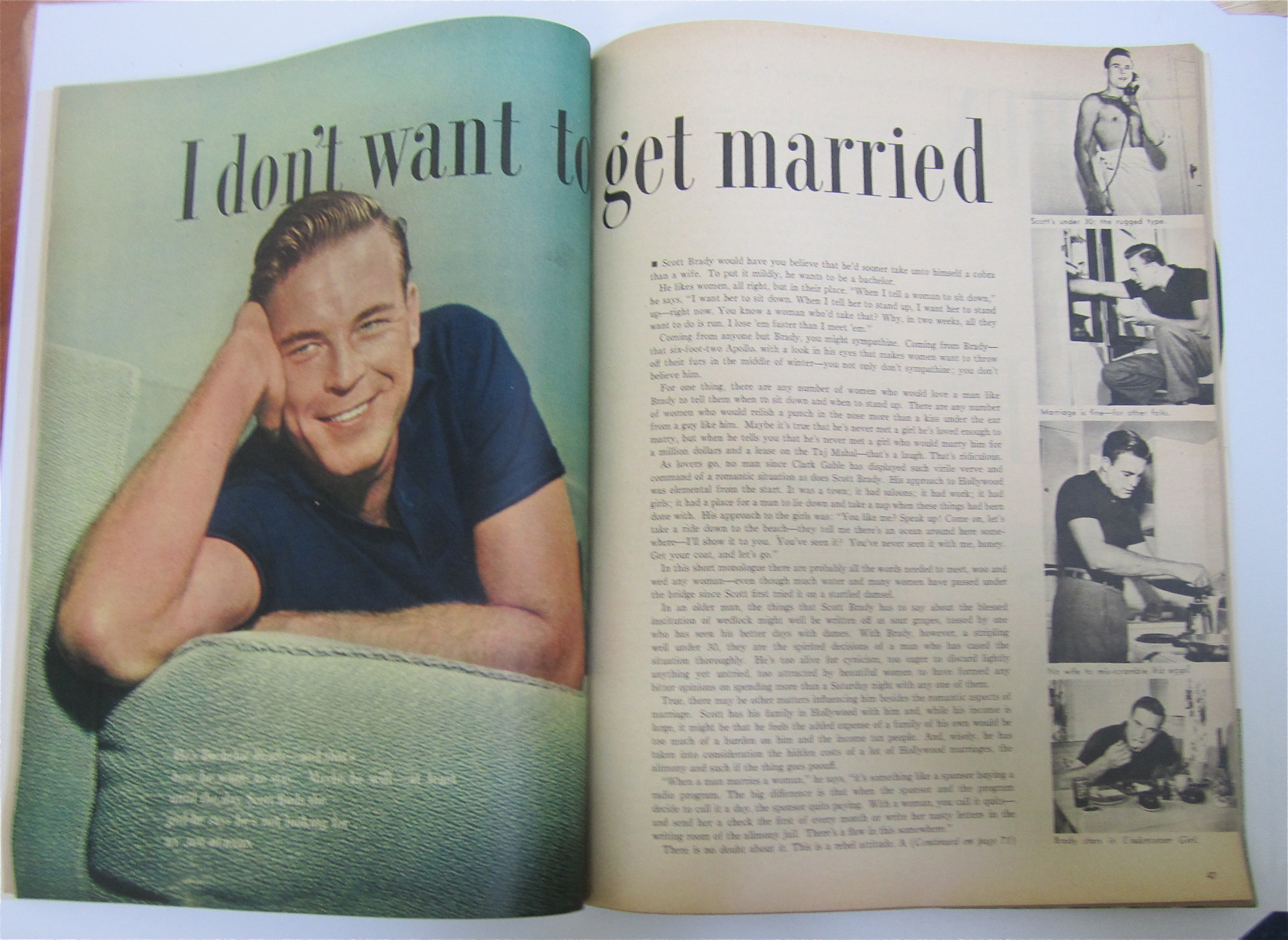 Modern Screen Magazine December 1950 Janet Leigh