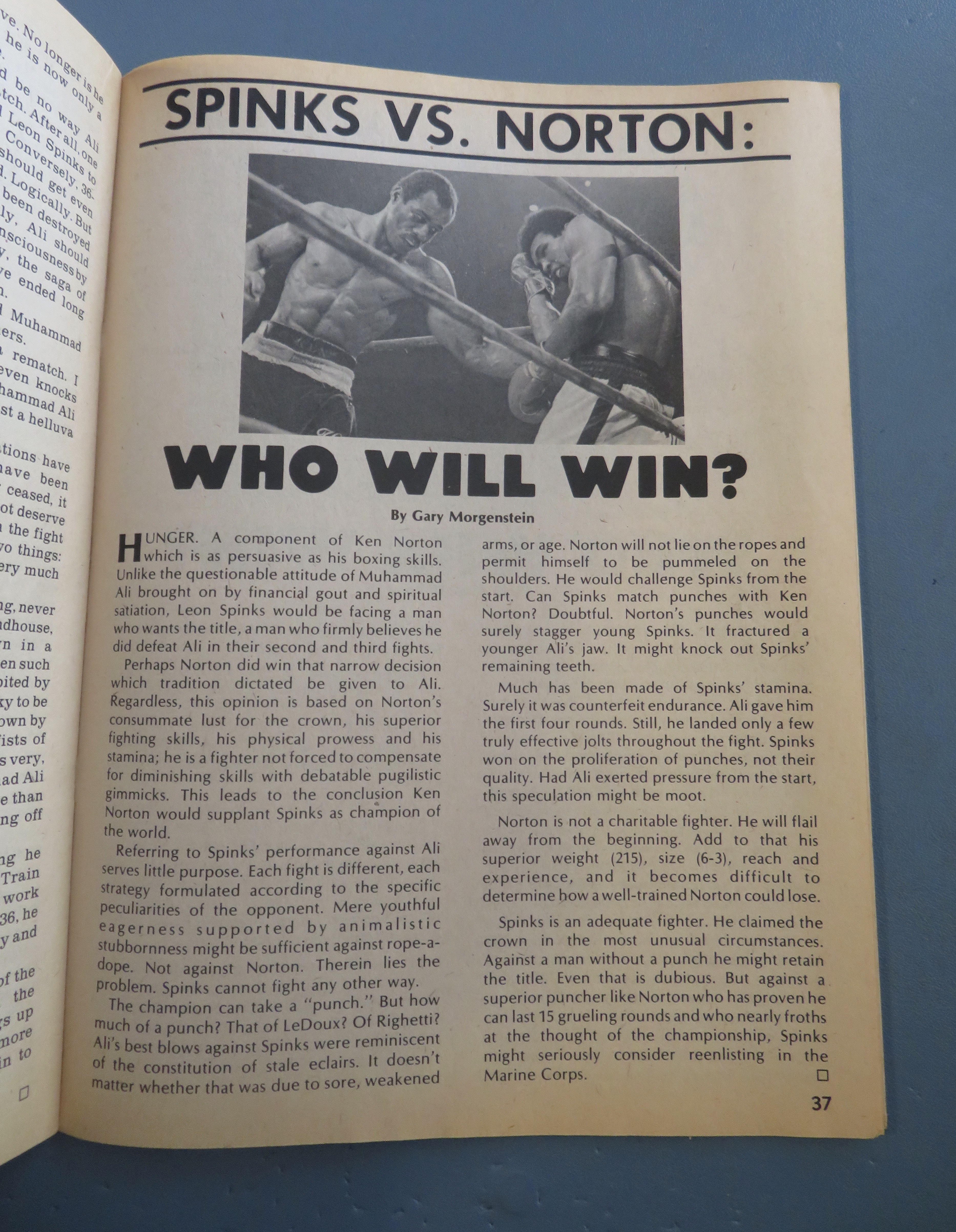 Big Book Of Boxing July 1978 Leon Spinks