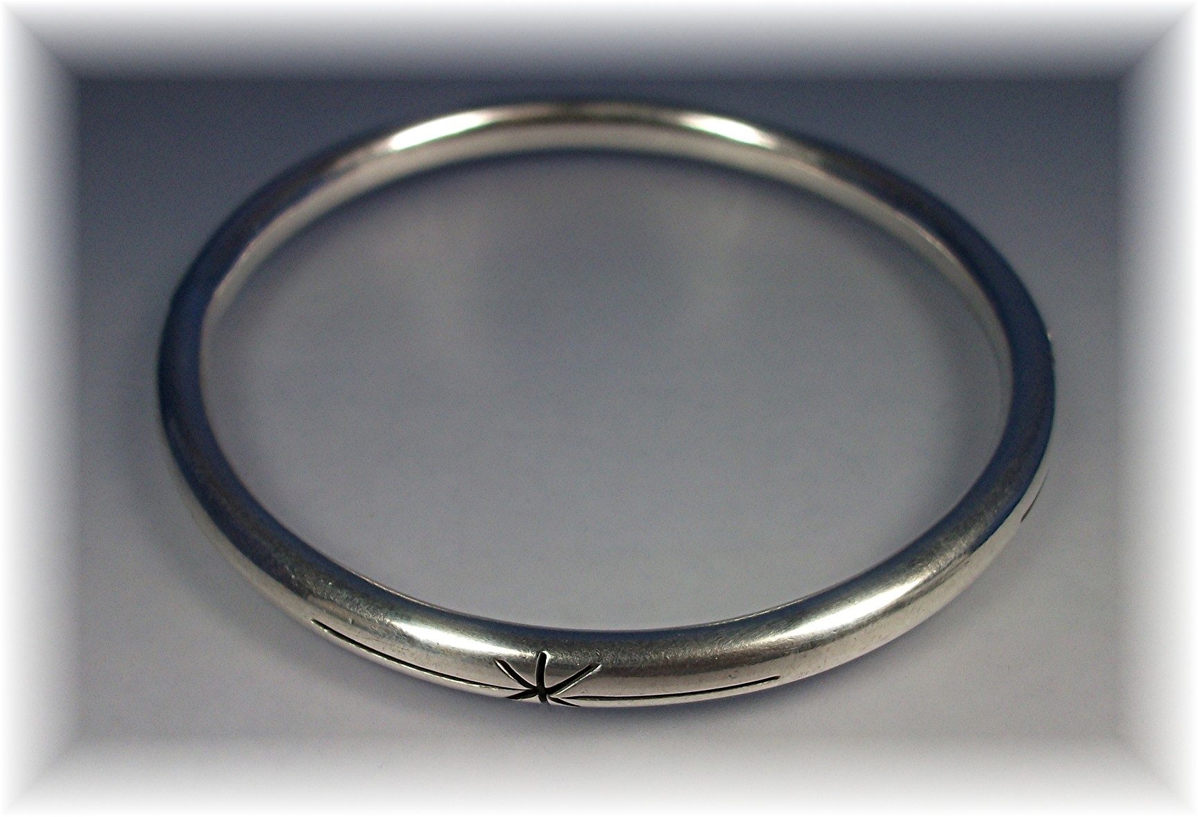 Bracelet Sterling Silver bangle Mexico TS-120