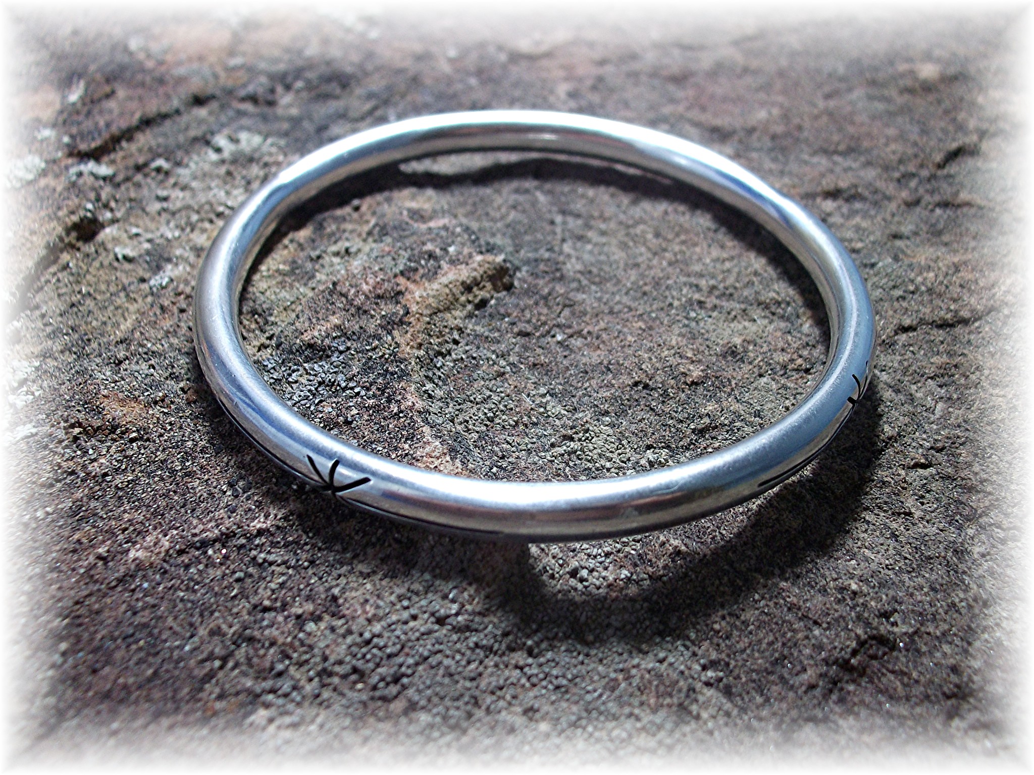 Bracelet Sterling Silver bangle Mexico TS-120