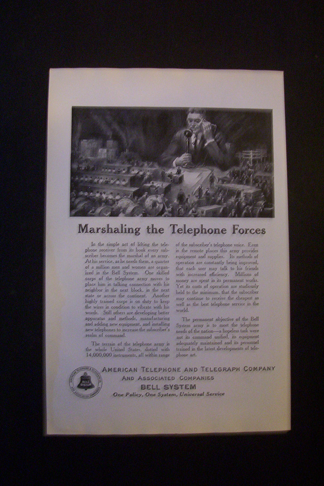 1924 Dual Ad: Campbell's Soup & Bell Telephone