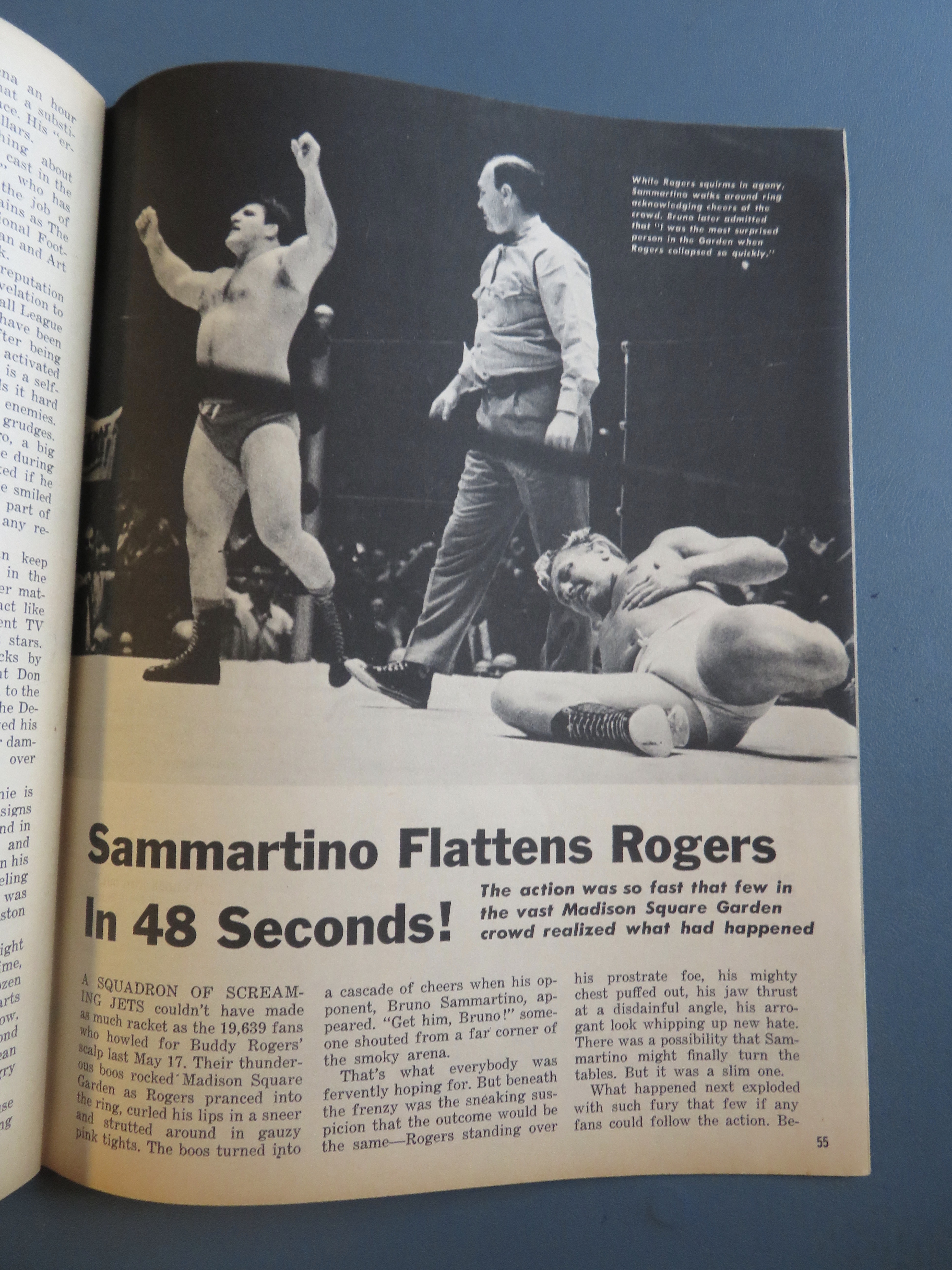 Boxing Illustrated Wrestling News Magazine August 1963