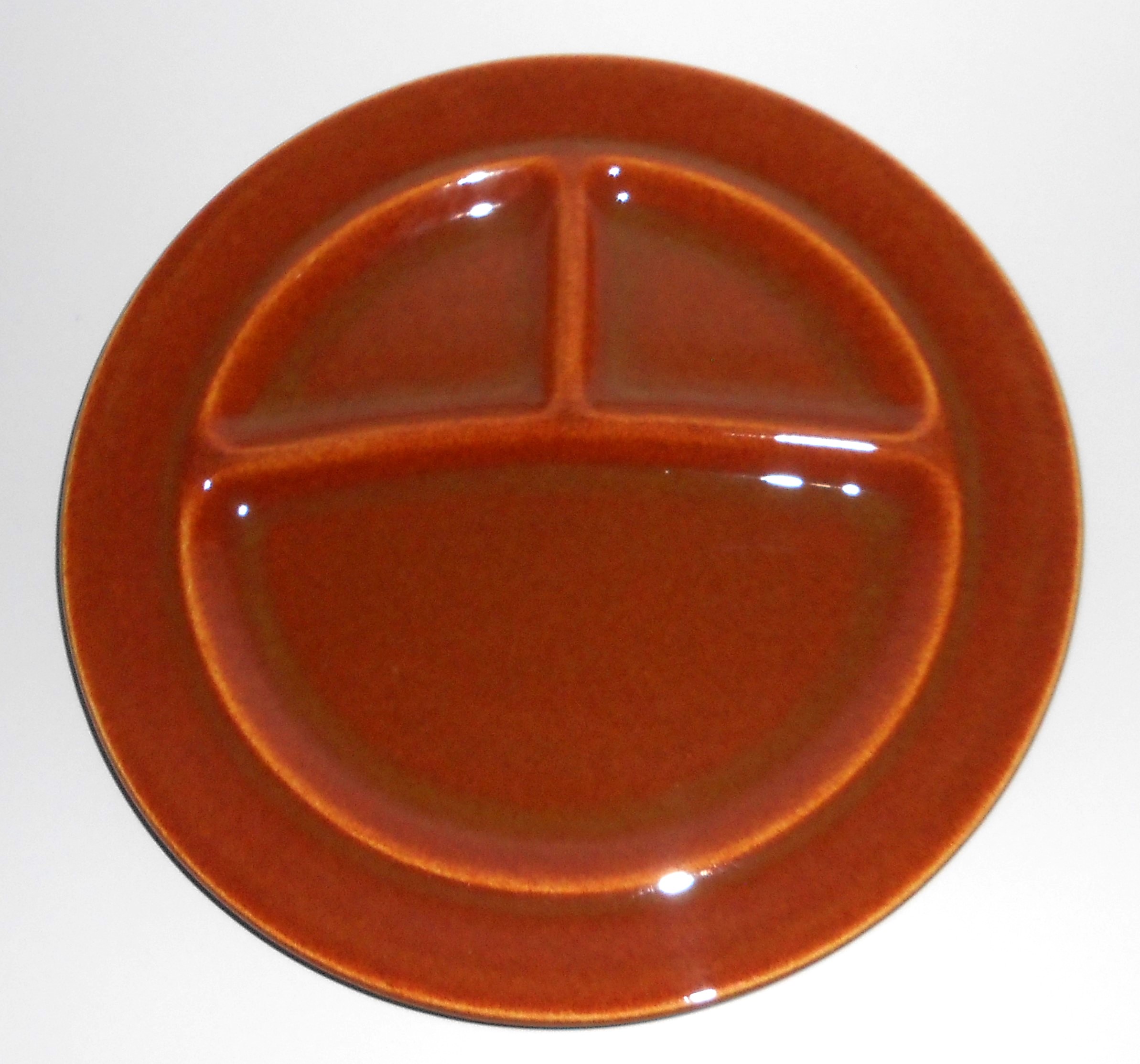 Metlox Pottery Poppy Trail Series 200 Rust Grill Plate