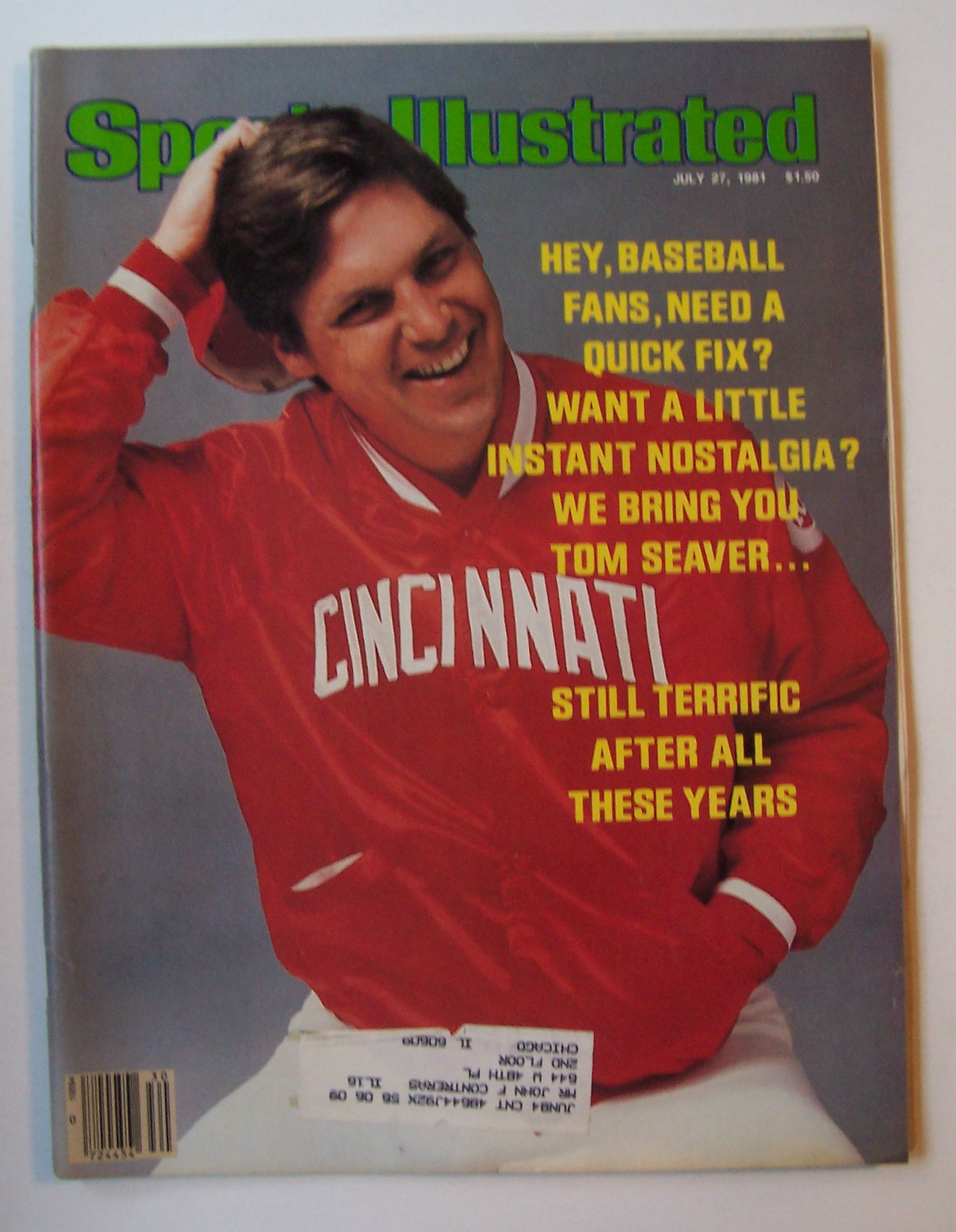 Sports Illustrated Magazine -July 27, 1981- Tom Seaver