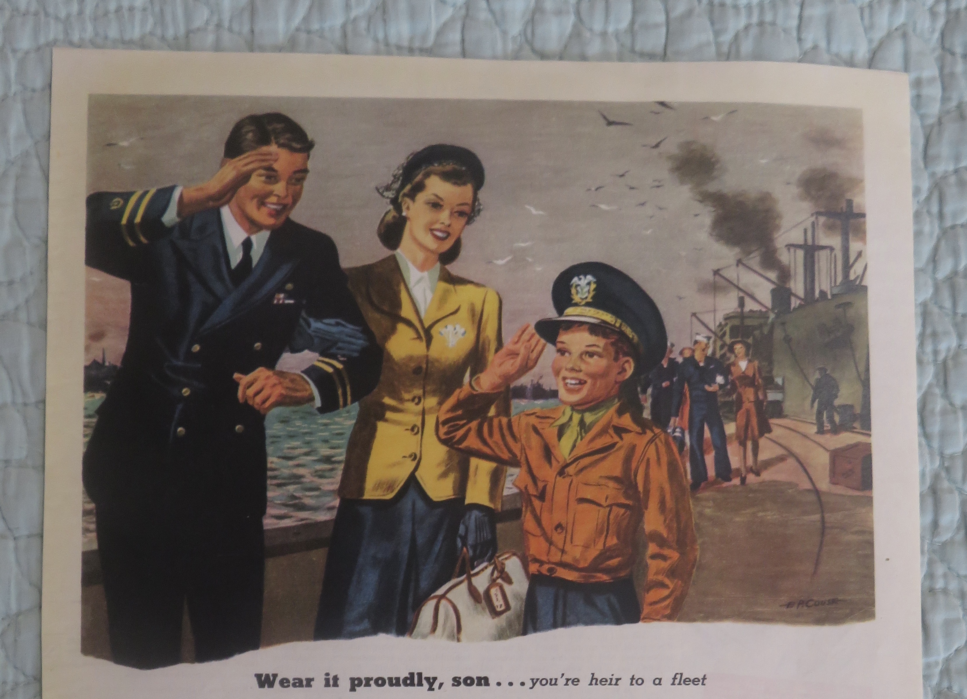 1945 Westinghouse with U. S. Merchant Marine