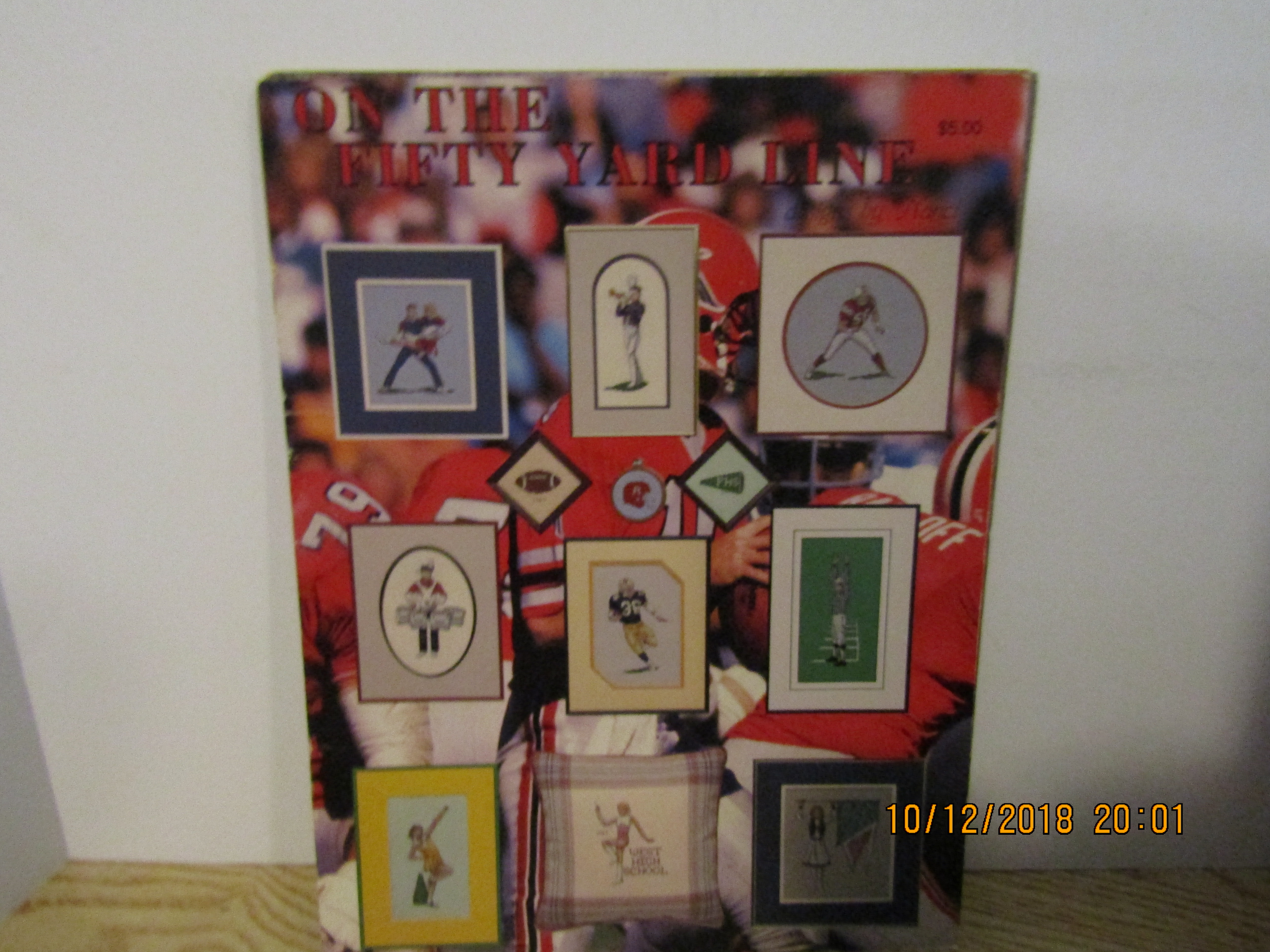 Nanci Cross Stitch Craft Book On The Fifty Yard Line #7