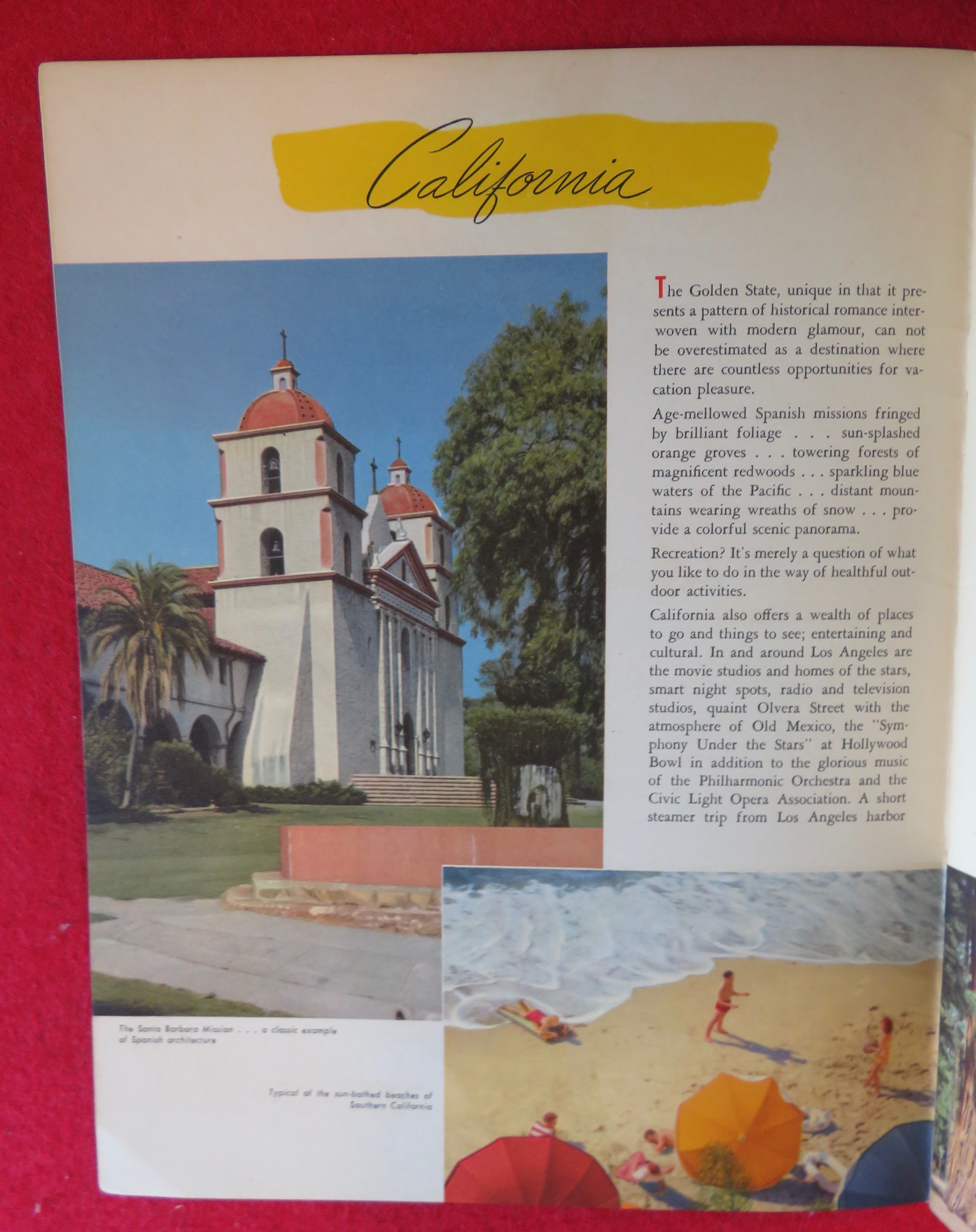 Scenic Vacation Regions Magazine 1952 Union Pacific