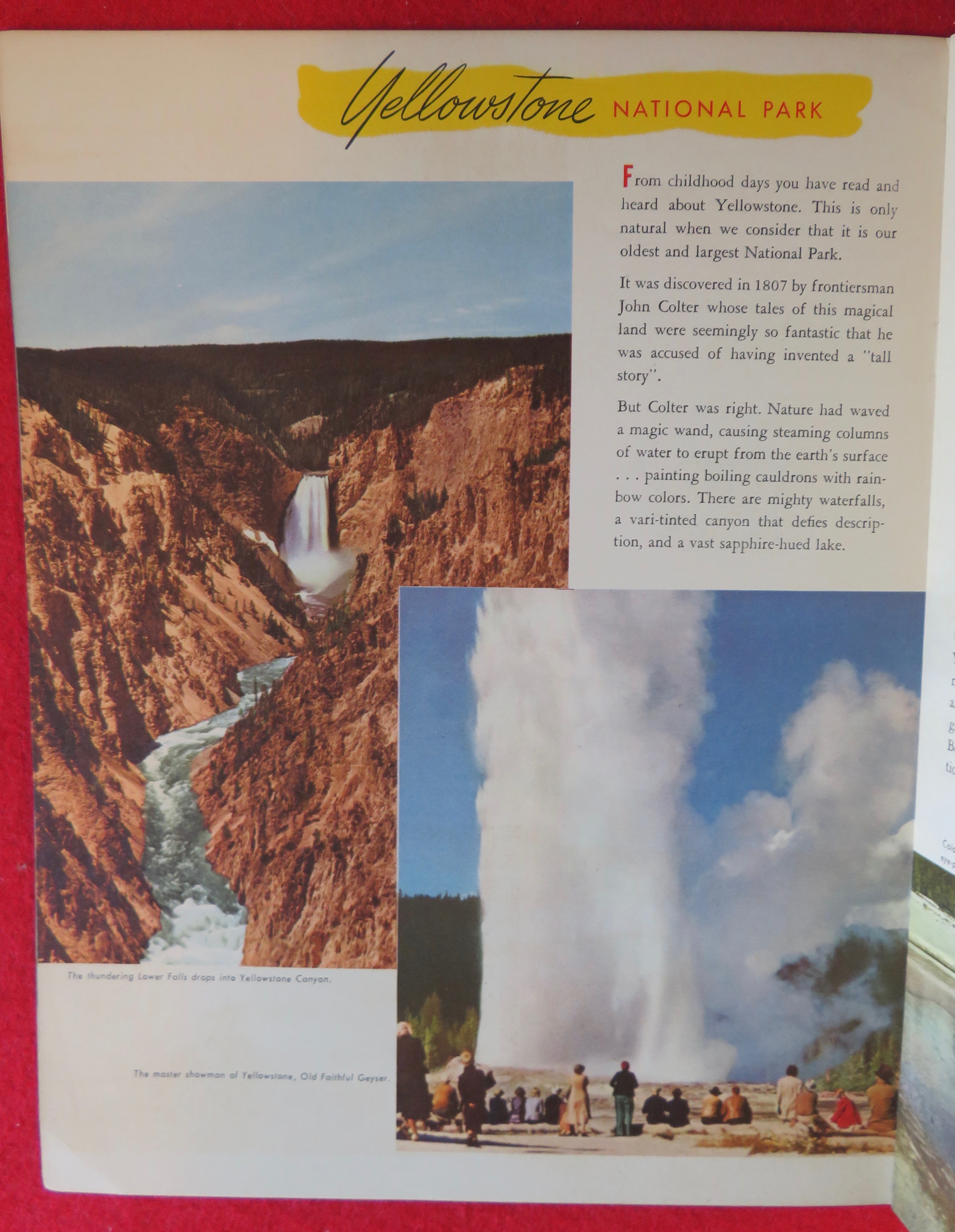 Scenic Vacation Regions Magazine 1952 Union Pacific