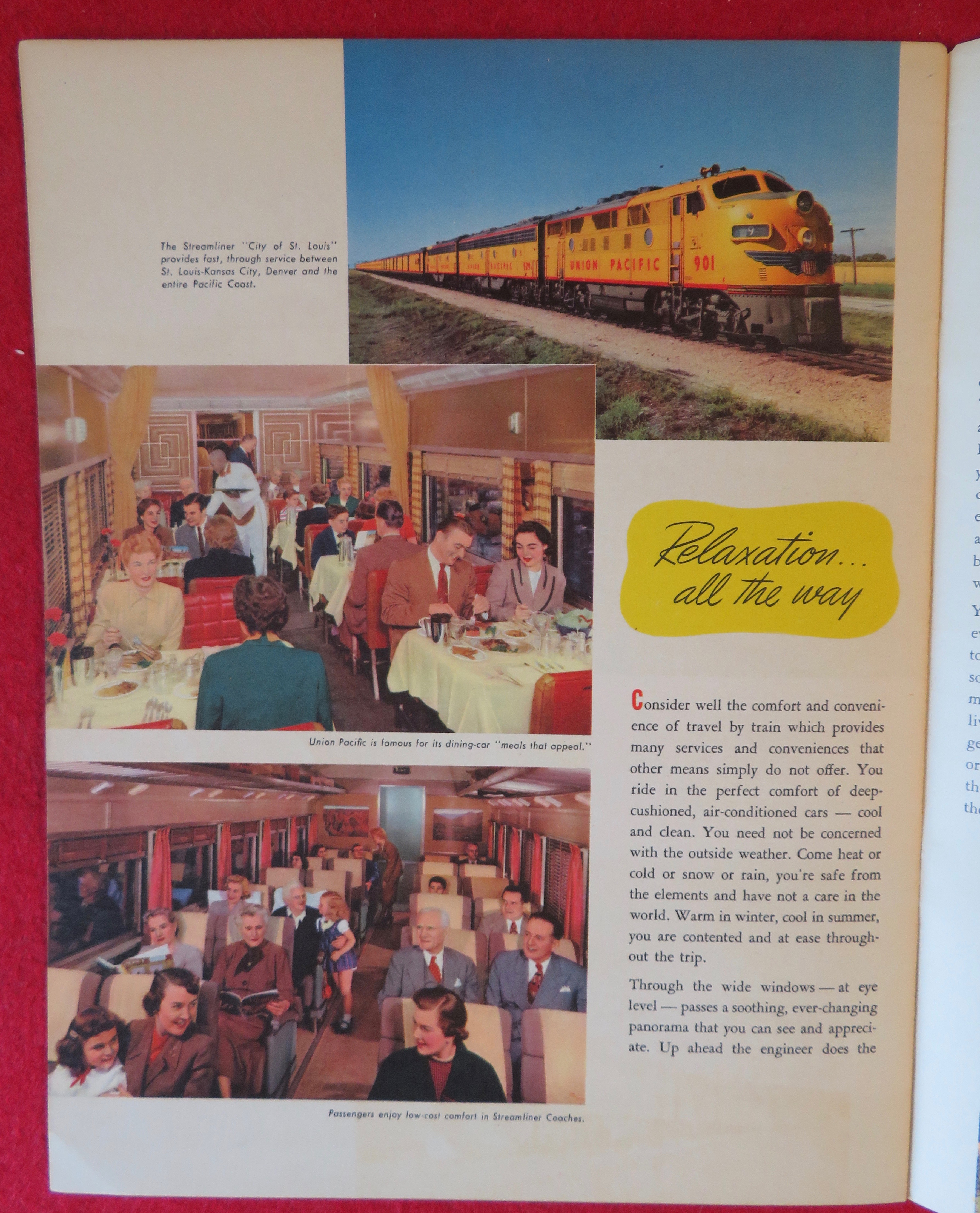 Scenic Vacation Regions Magazine 1952 Union Pacific