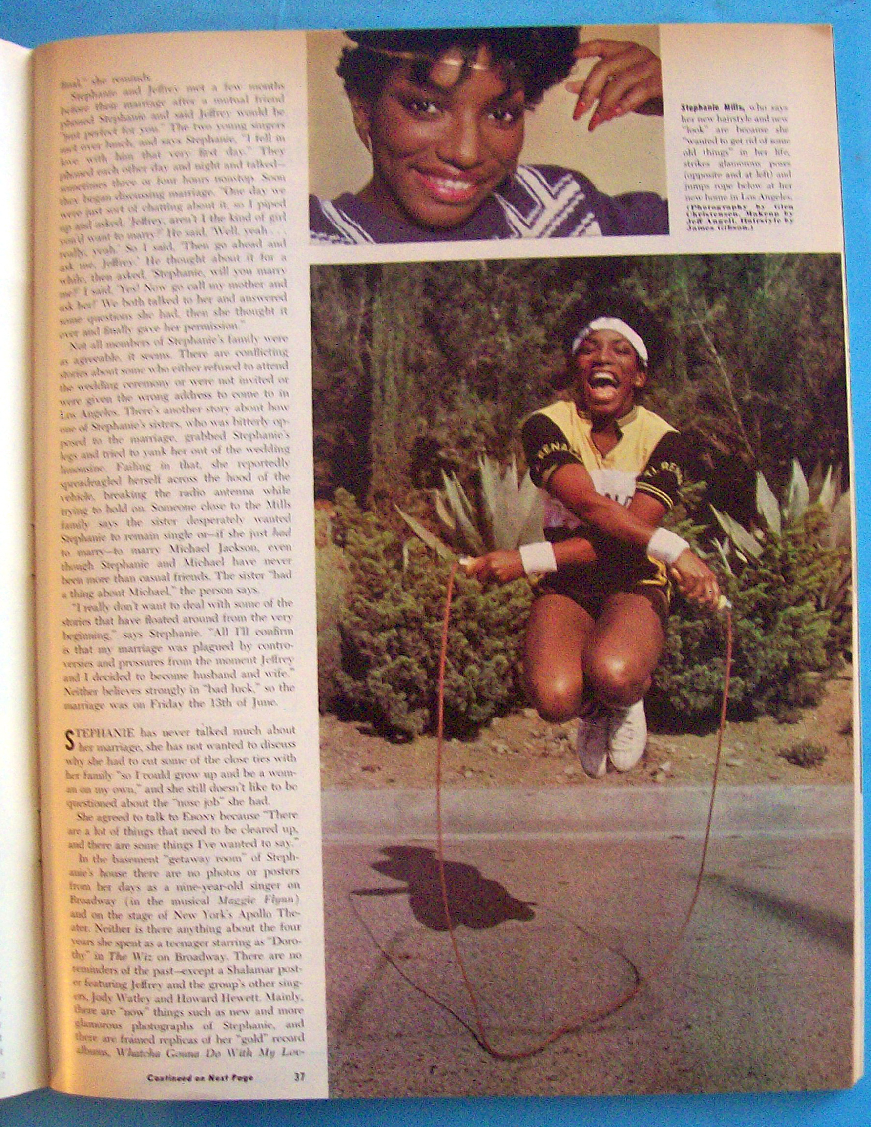 Ebony Magazine-February 1982-Stephanie Mills