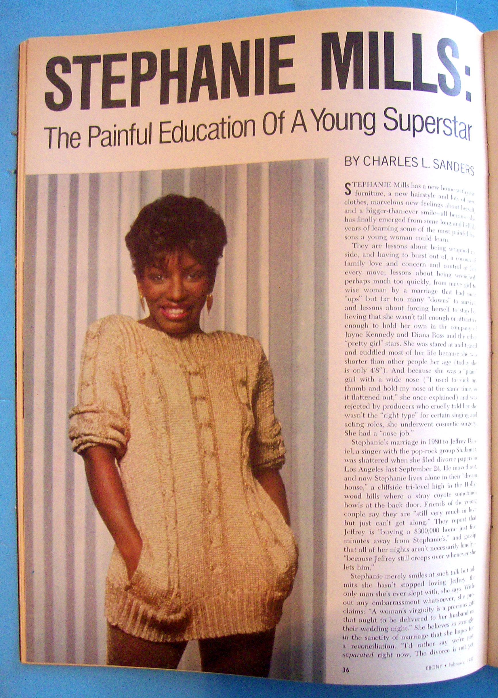 Ebony Magazine-February 1982-Stephanie Mills